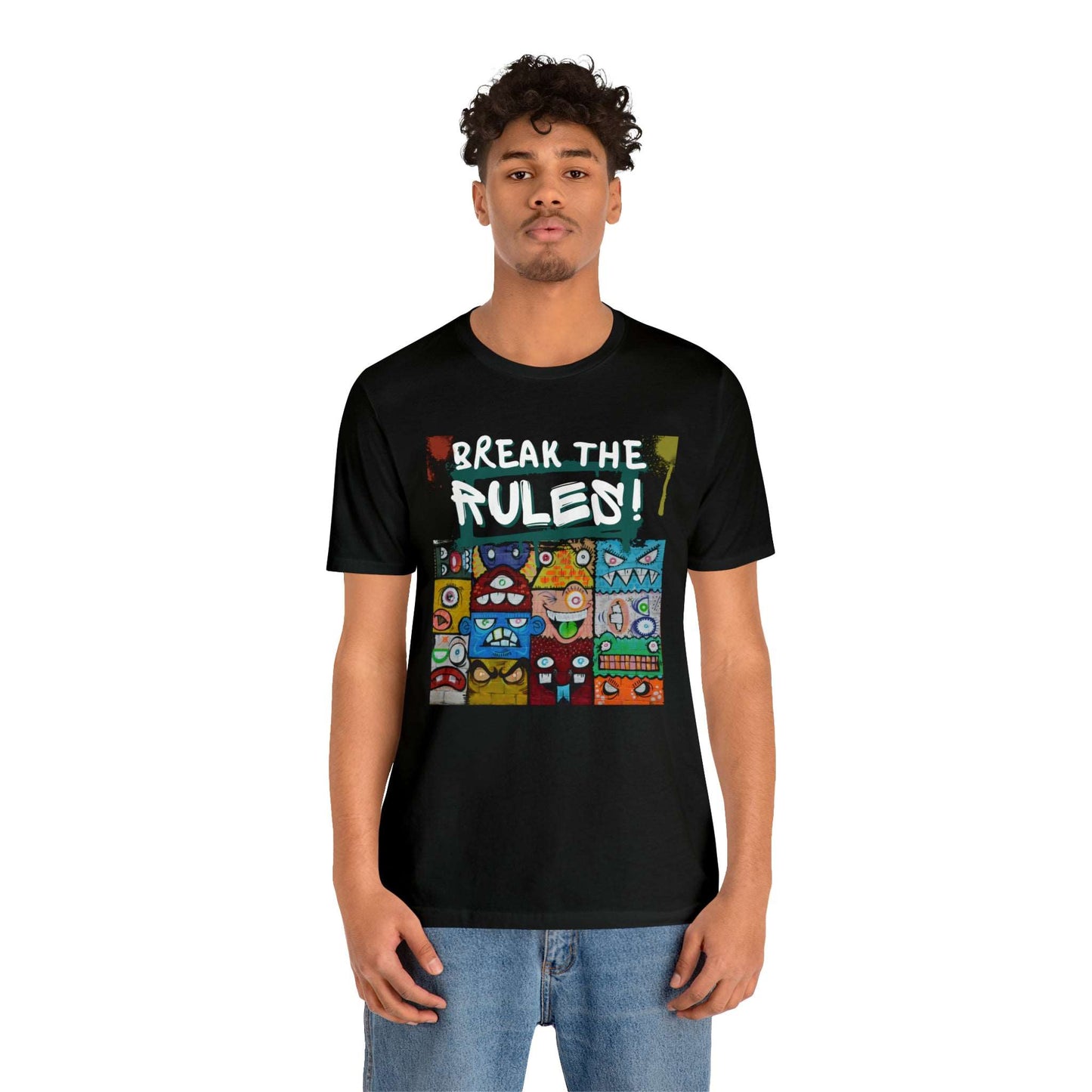 Break The Rules! -  Jersey T-Shirt - Brand63