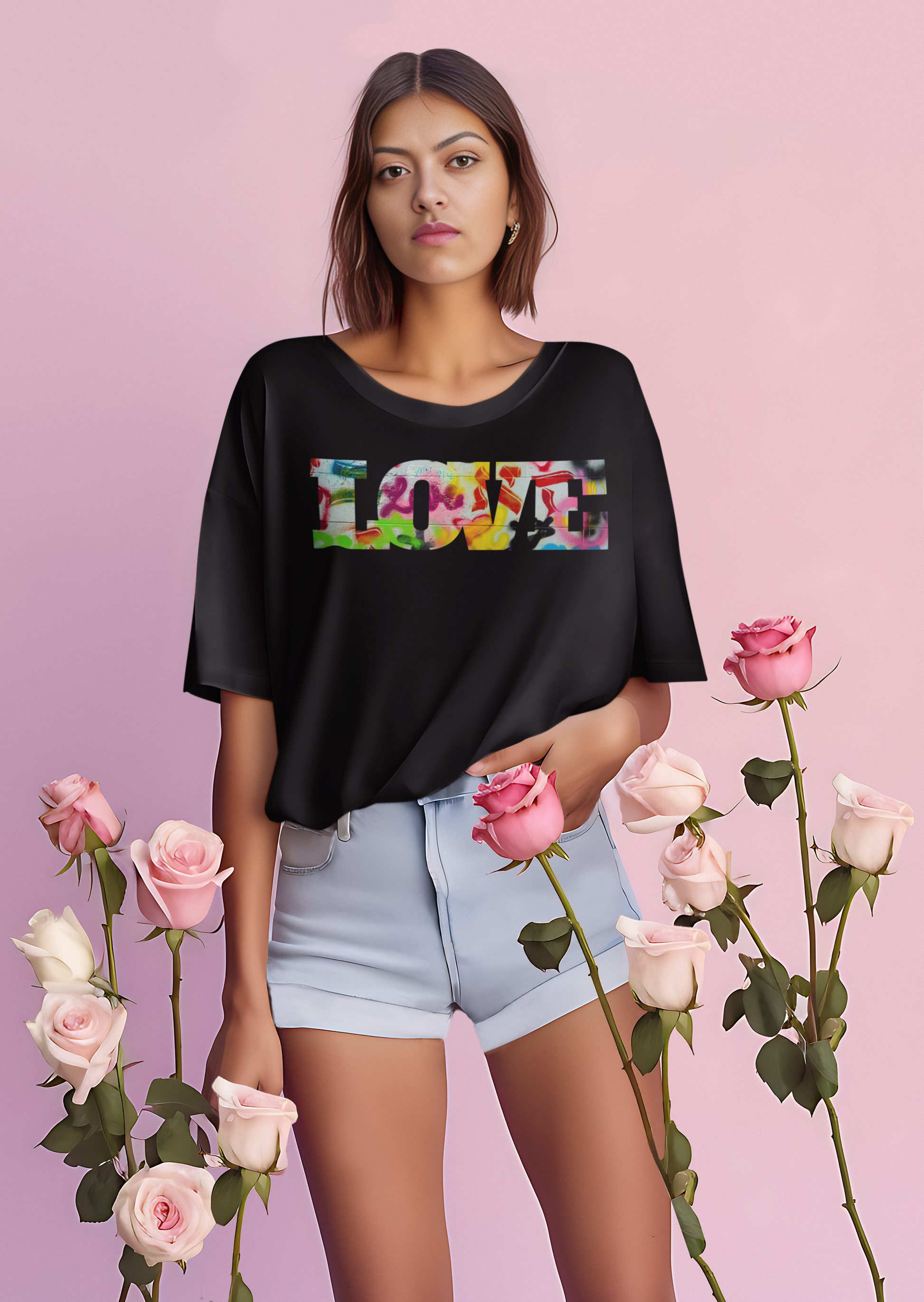 Popular Graffiti Love Jersey T-Shirt | Urban Love Story Shirt Is Back! - Brand63