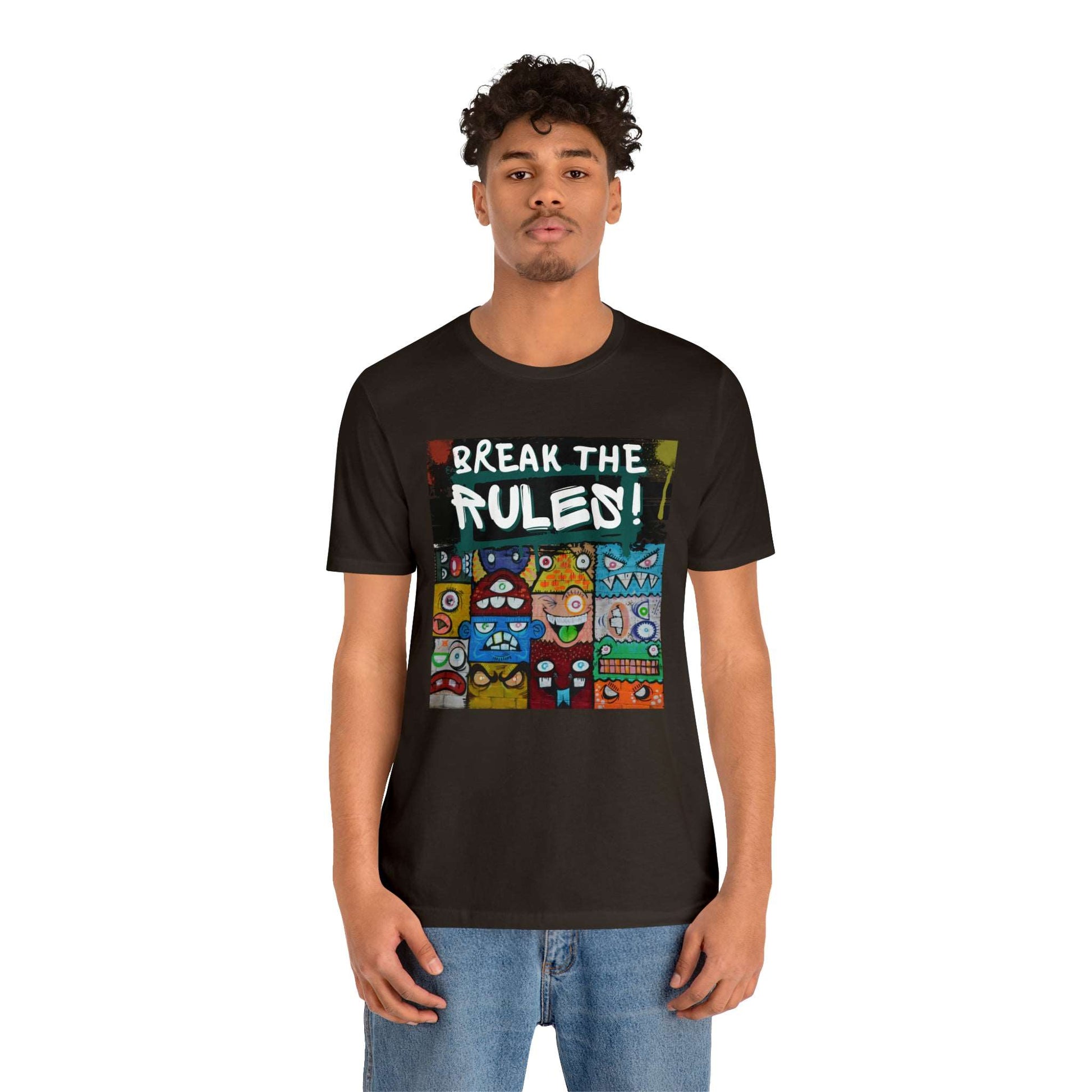 Break The Rules! -  Jersey T-Shirt - Brand63