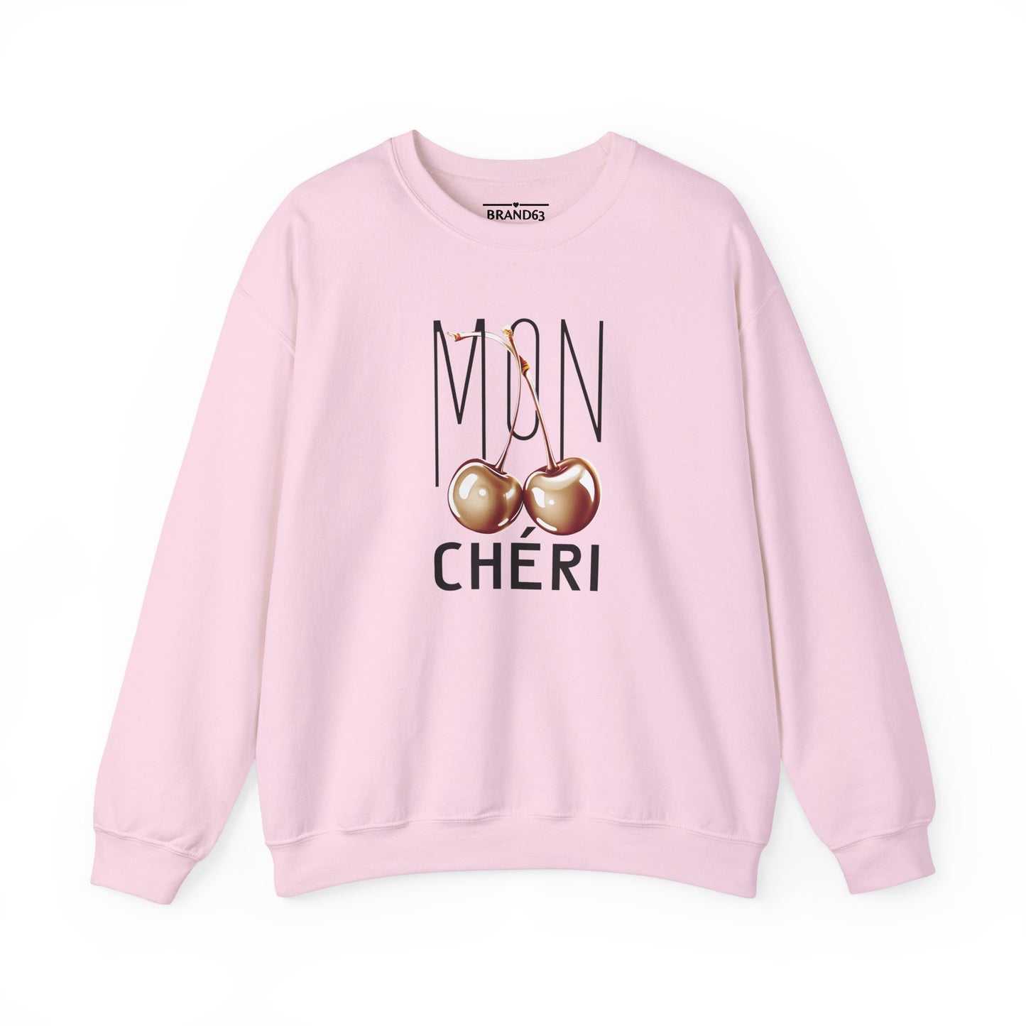 on sale now, Mon Cheri Art Deco Sweatshirt, Exclusive Gold Cherries Design Sweatshirt