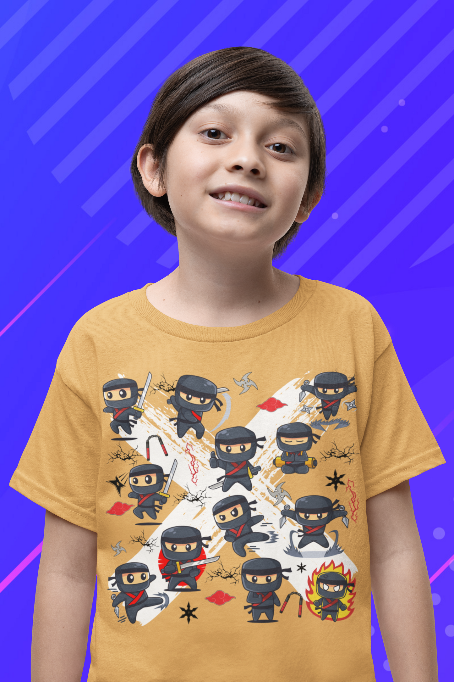 Ninja Warriors Kids Cotton T-Shirt