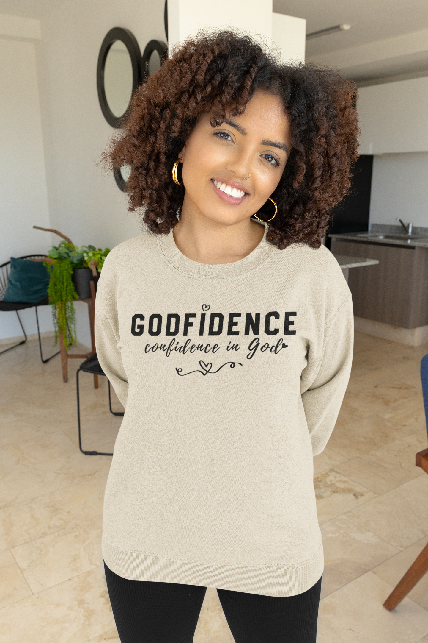 Gospel clothing, Christian Sweatshirt, Christian Affirmation, God Sweatshirt, Church clothes, Church shirt, Godfidence, Free Shipping, Christian Ware, Devotion Shirt, Faith Shirt, Faith Sweatshirt, Brand63.com, Mental Health