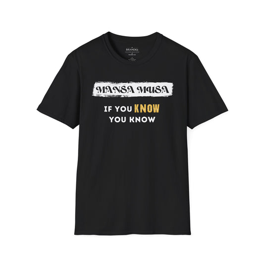 shop Mansa Musa T-shirt, celebrate black history, black history month. The world's richest man in history. Free Shipping, Men's shirt, Women's shirt, men in black shirts, women in black shirts, Brand63.com