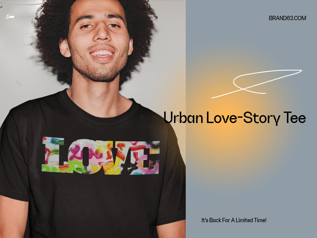 Popular Graffiti Love Jersey T-Shirt | Urban Love Story Shirt Is Back! - Brand63