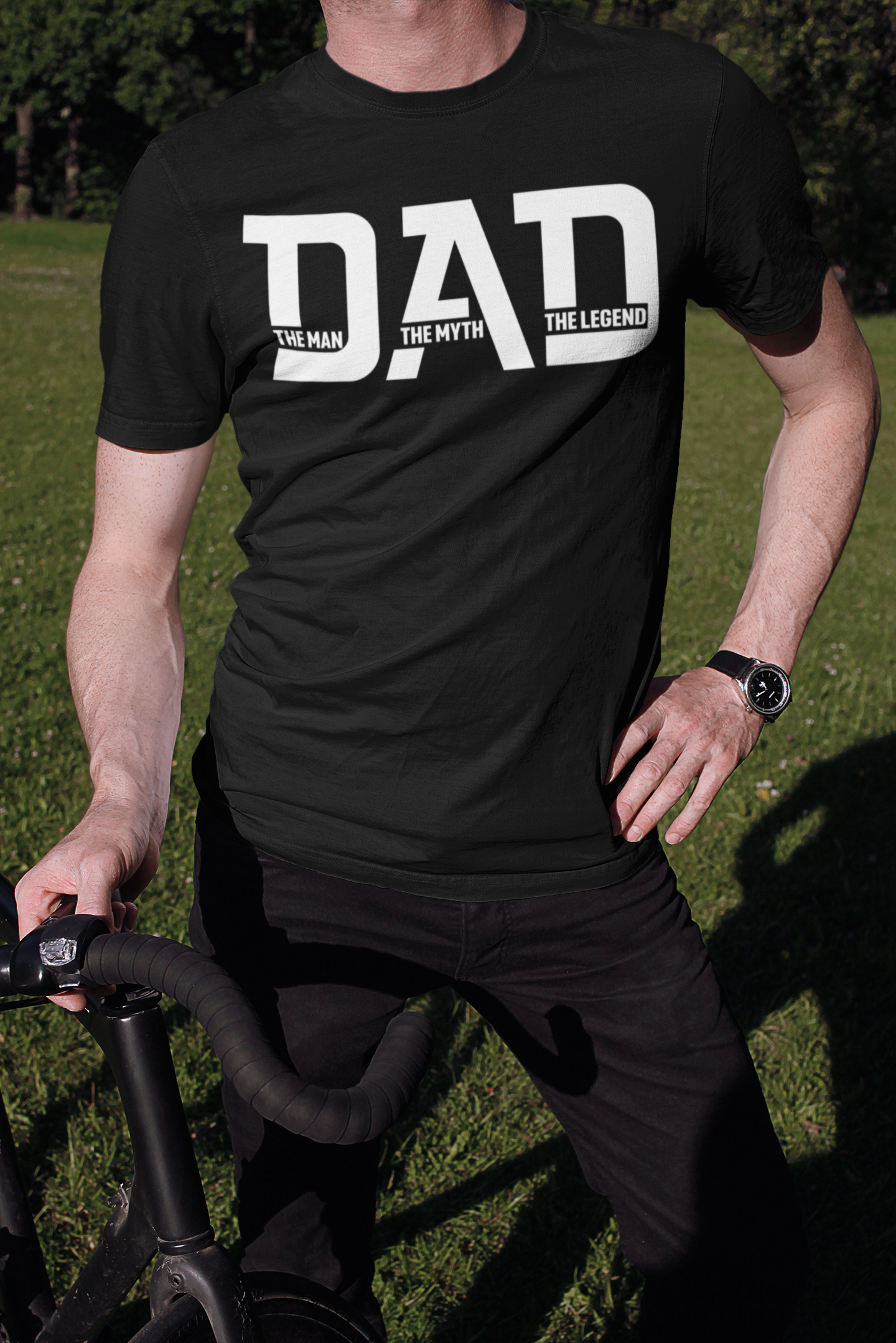 Father's Day T-Shirt | DAD, The Man The Myth The Legend |  Soft-Style 100% Cotton Shirt - Brand63