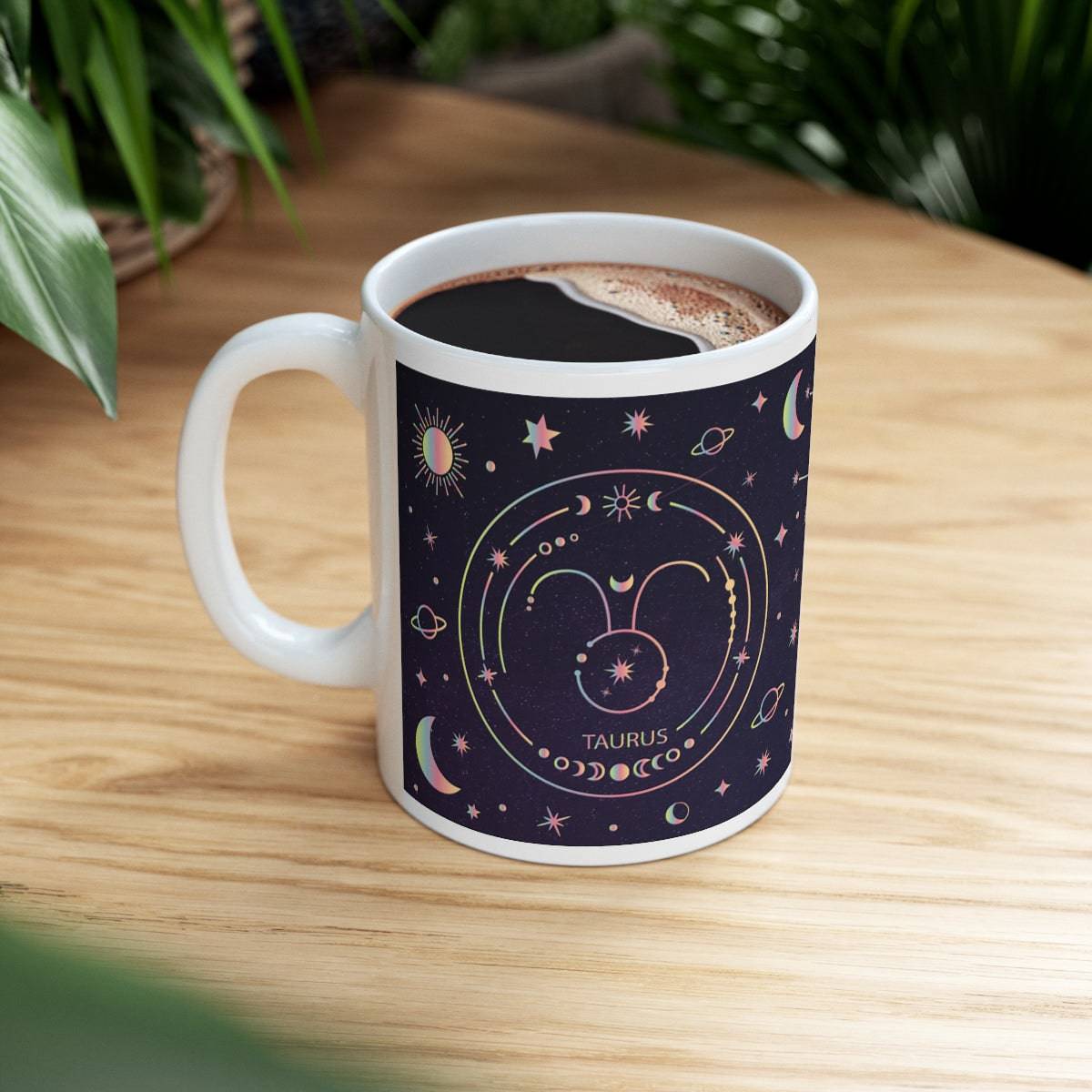 Taurus Zodiac Mug, Zodiac Coffee Mug Taurus Mug, Witchy Taurus Mug, Taurus Birthday Gift, Taurus Zodiac Mug, Christmas Zodiac Gift - Brand63