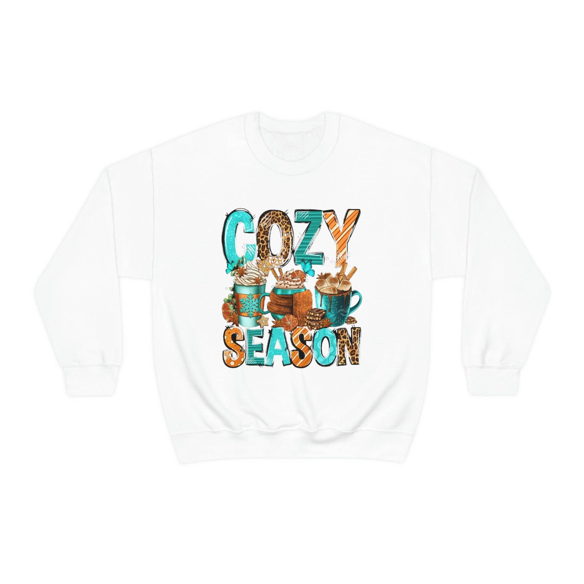 Cozy Season Graphic Sweatshirt for Women - Let's Cozy Up - Brand63