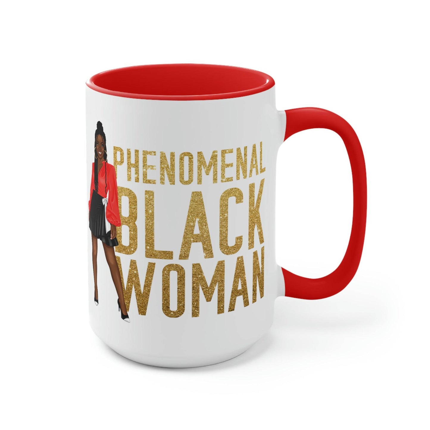 Celebrate Black History Month Mug , Black Pride and Daily Affirmations 15oz  Ceramic Coffee Mug  | Coffee Lovers | Tea Lover | Coffee Bar Decor - Brand63