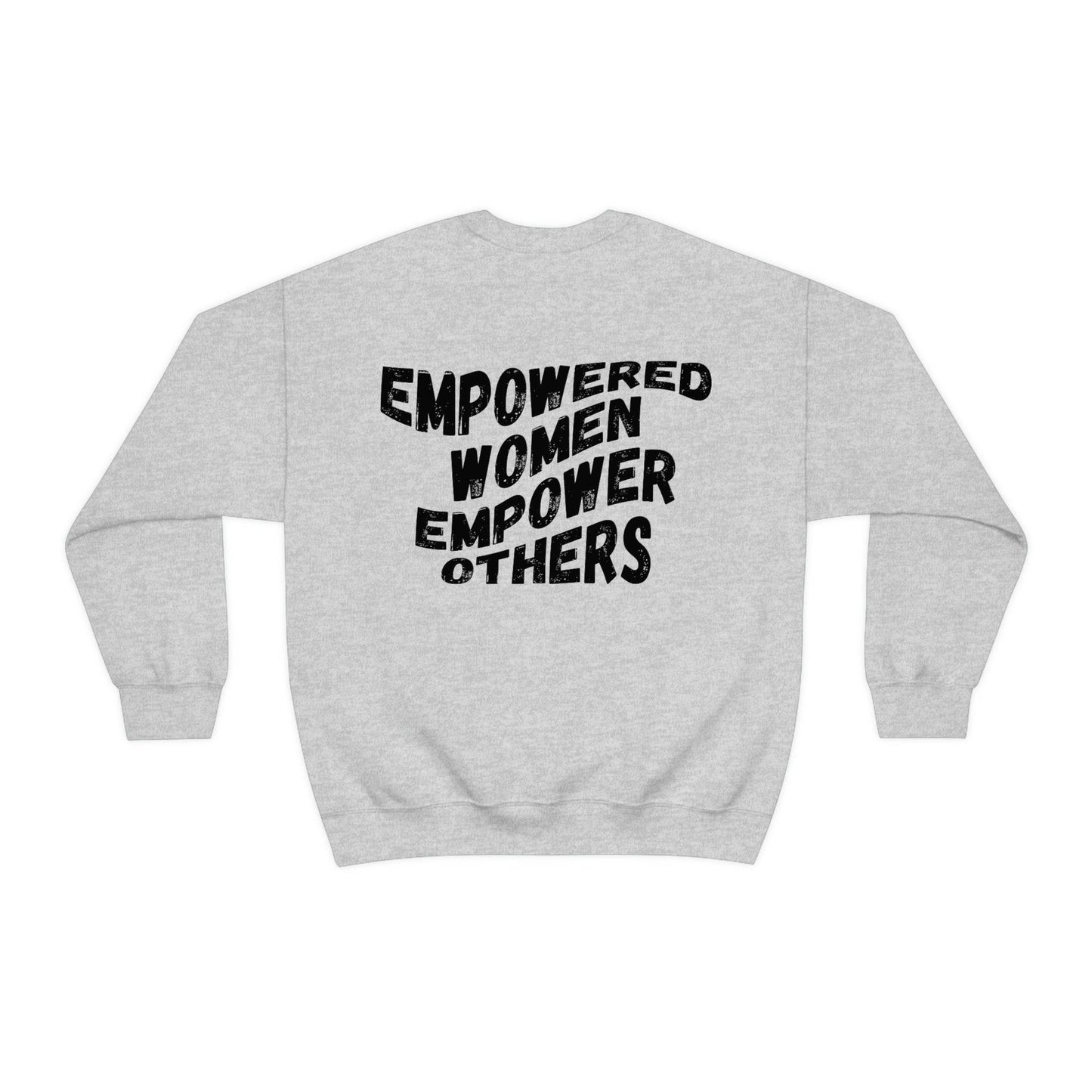 "Manifesting Blessings" Sweatshirt - Empowerment for Women's History Month | Front & Back Designs - Brand63