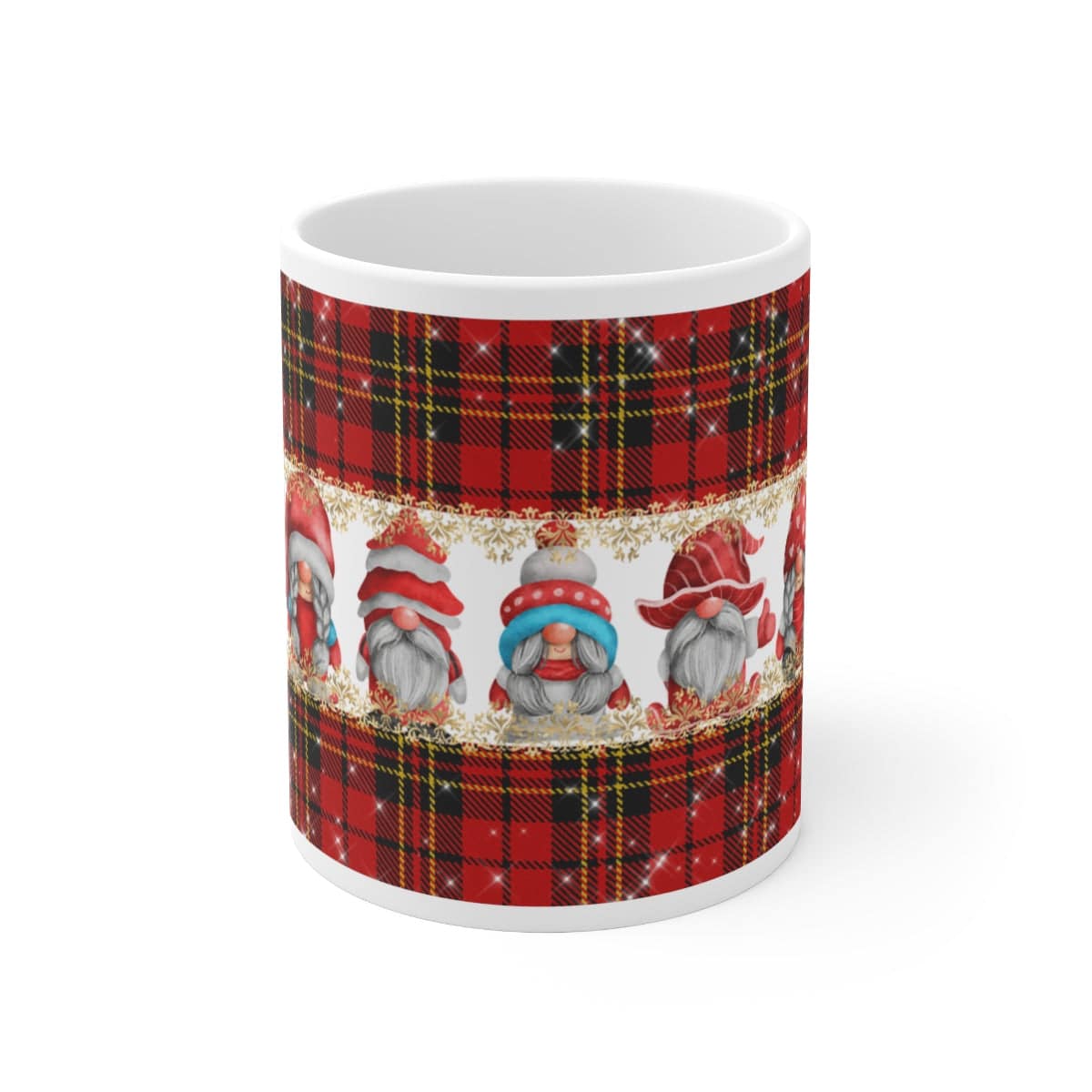 SALE Ceramic Mug - Christmas Gnomes, Mug, coffee, coffee lover, drinking cup, Christmas Gift, Holiday Gift, Birthday gift, Tea Mug - Brand63