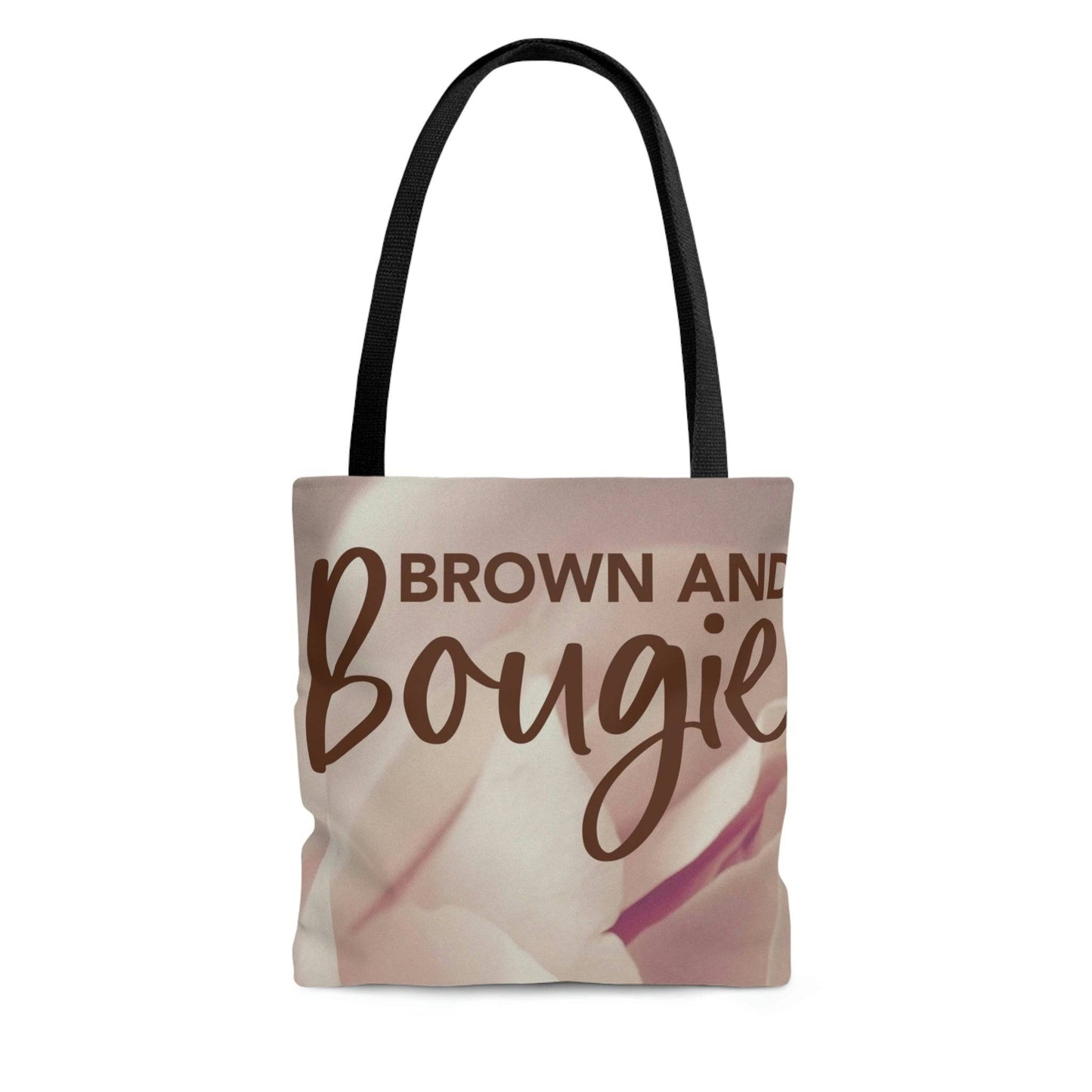 Brown & Bougie Black Pride Tote Bag | Purse (Pink Rose) - Brand63