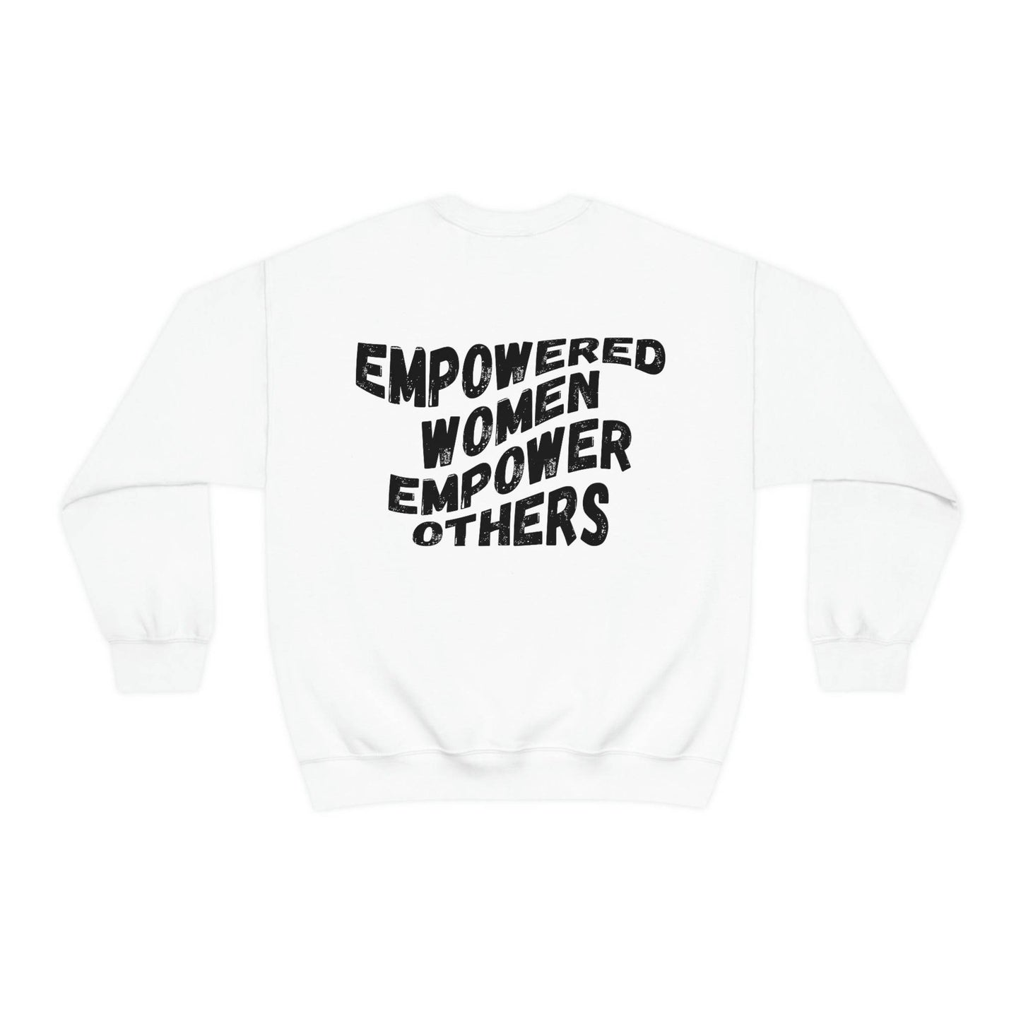 "Manifesting Blessings" Sweatshirt - Empowerment for Women's History Month | Front & Back Designs - Brand63