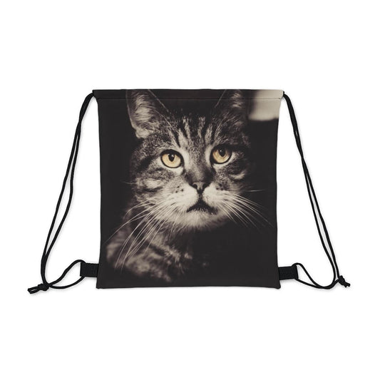 Dreamy Cat Drawstring Bag, Spacious Bag, Practical Backpack, Soft Sturdy Drawstring Backpack, Fun Gift for Birthday Holidays or Back T - Brand63