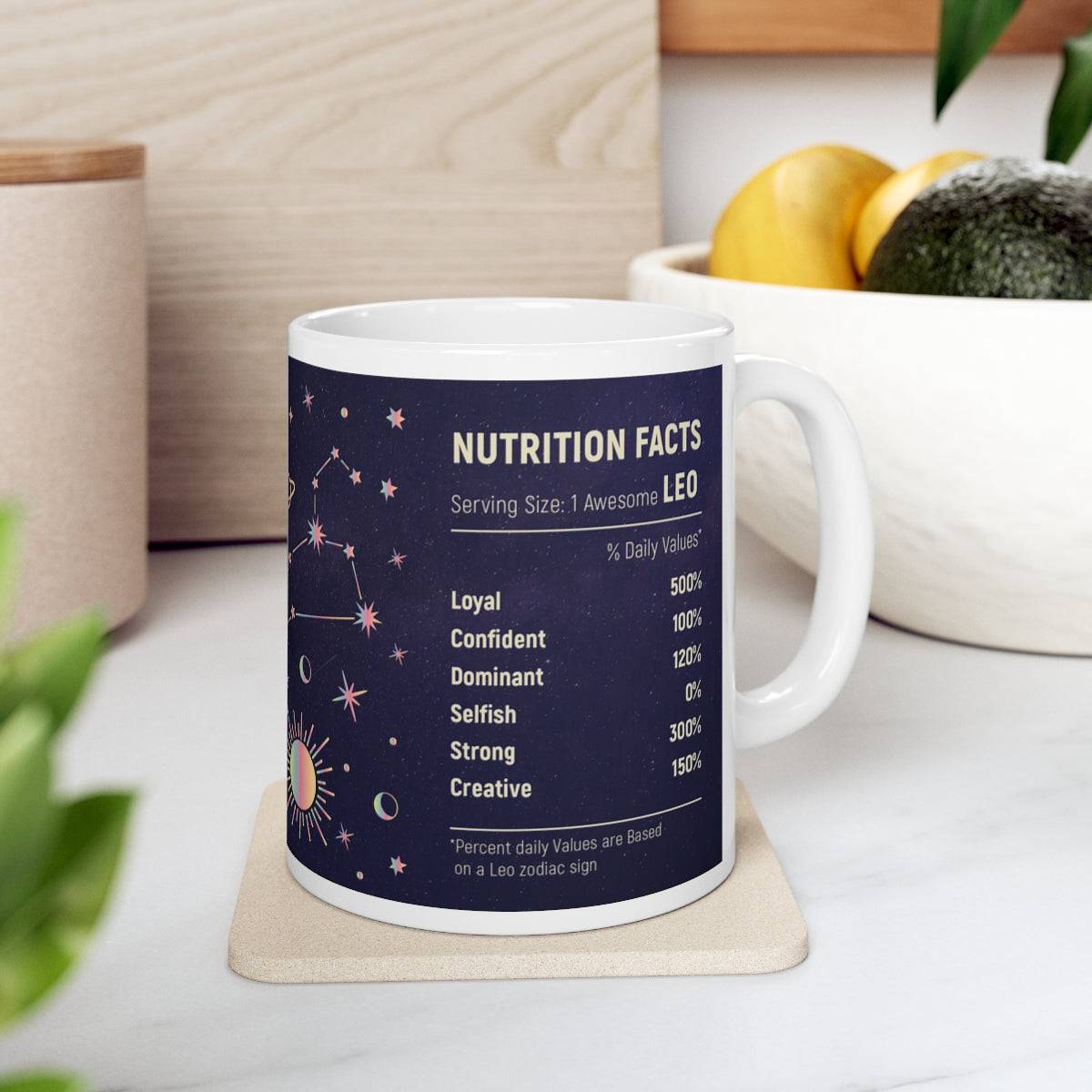 Leo Zodiac Mug, Zodiac Coffee Mug Leo Mug, Witchy Leo Mug, Leo Birthday Gift, Leo Zodiac Mug - Brand63