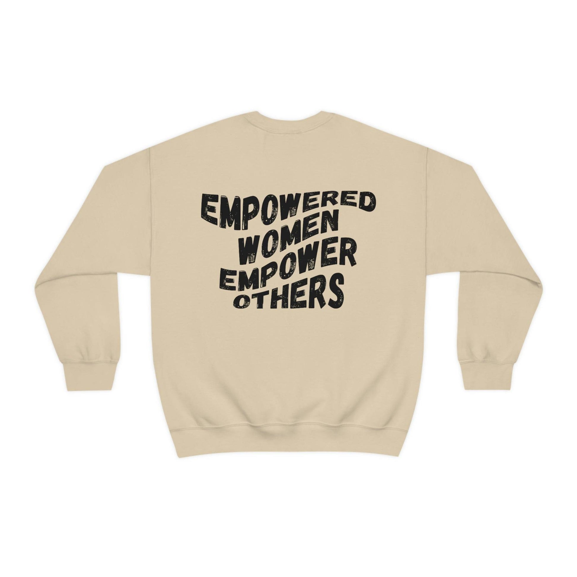 "Manifesting Blessings" Sweatshirt - Empowerment for Women's History Month | Front & Back Designs - Brand63