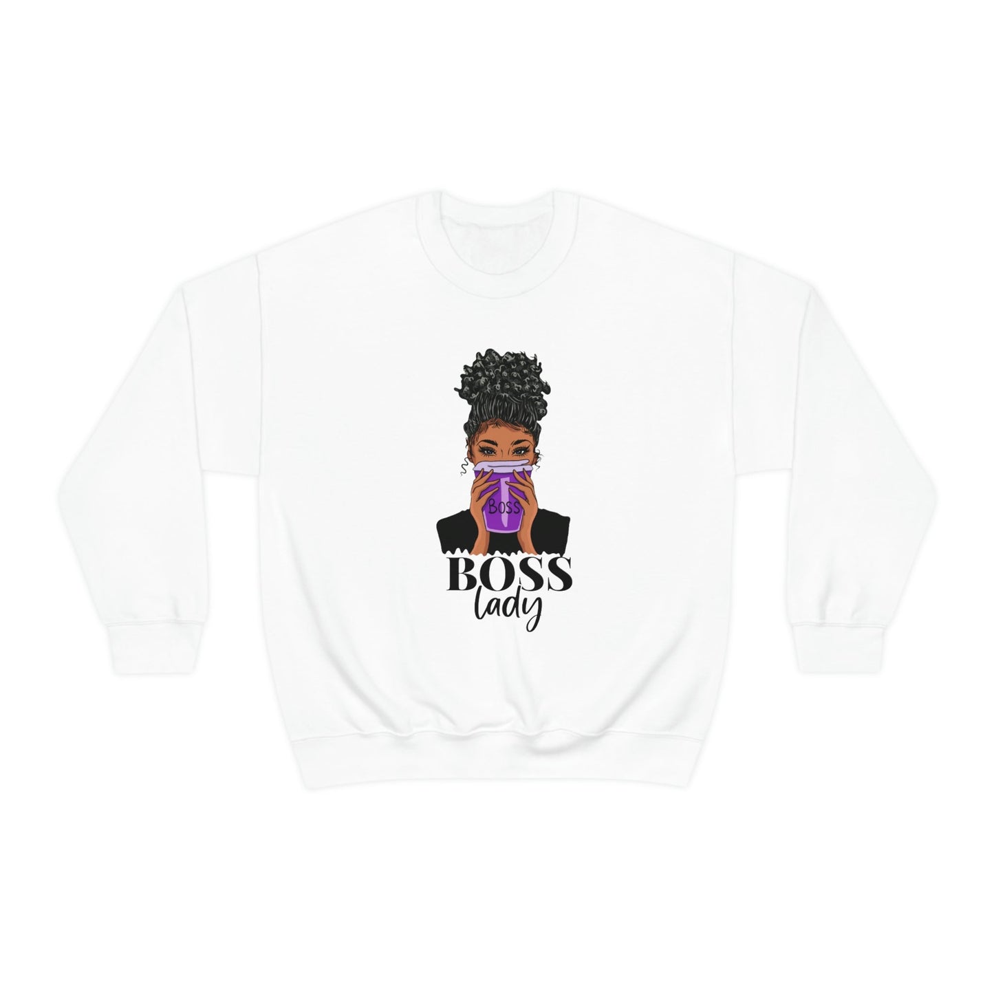 Empowering "BOSS LADY" Sweatshirt for Women - Spread Positivity and Radiate Confidence - Brand63