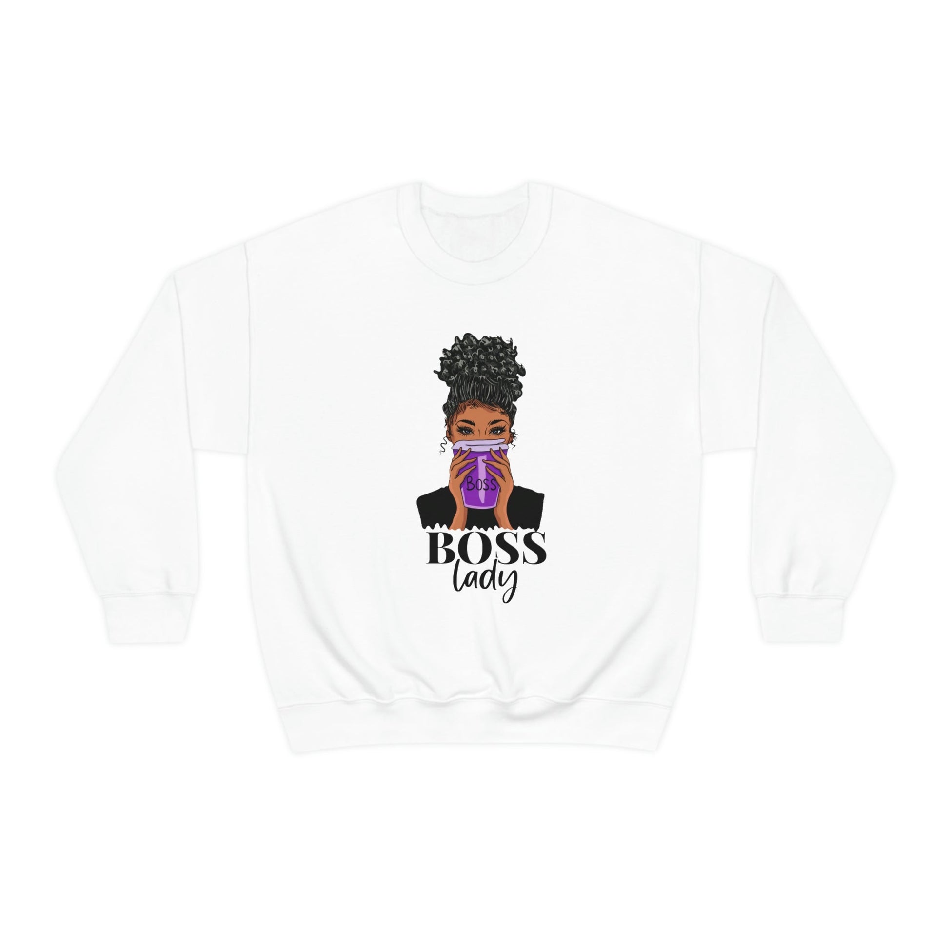 Empowering "BOSS LADY" Sweatshirt for Women - Spread Positivity and Radiate Confidence - Brand63