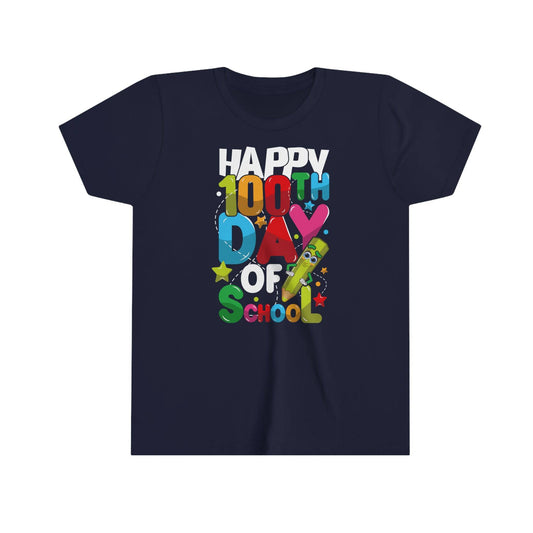 100th Day Of School Youth Short Sleeve Tee - Brand63