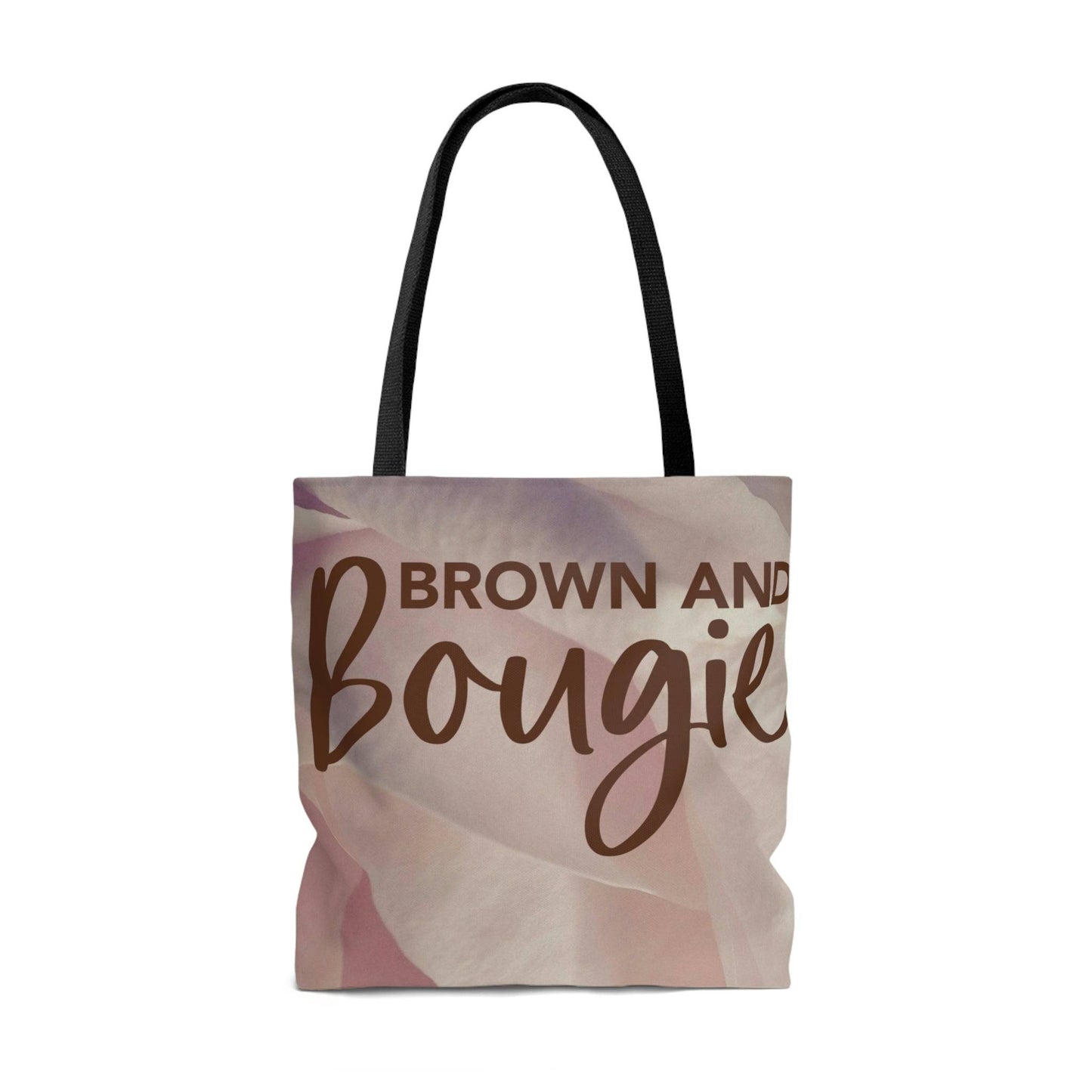 Brown & Bougie Black Pride Tote Bag | Purse (Pink Rose) - Brand63