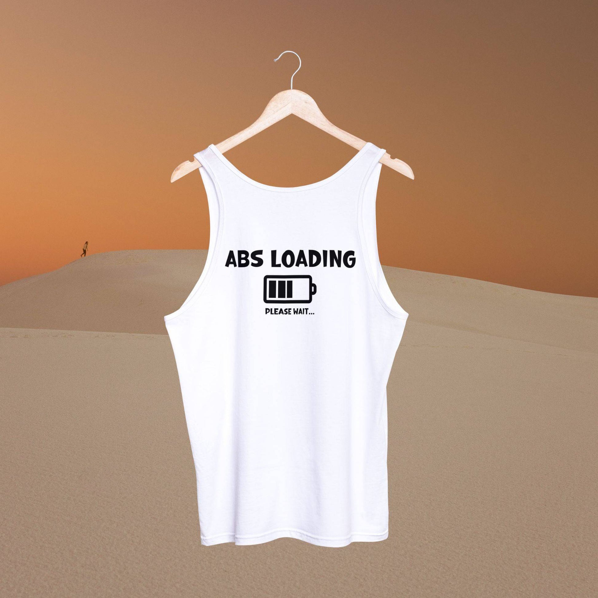 WORKOUT GEAR, "ABS LOADING"  GRAPHIC TANK TOP - Brand63