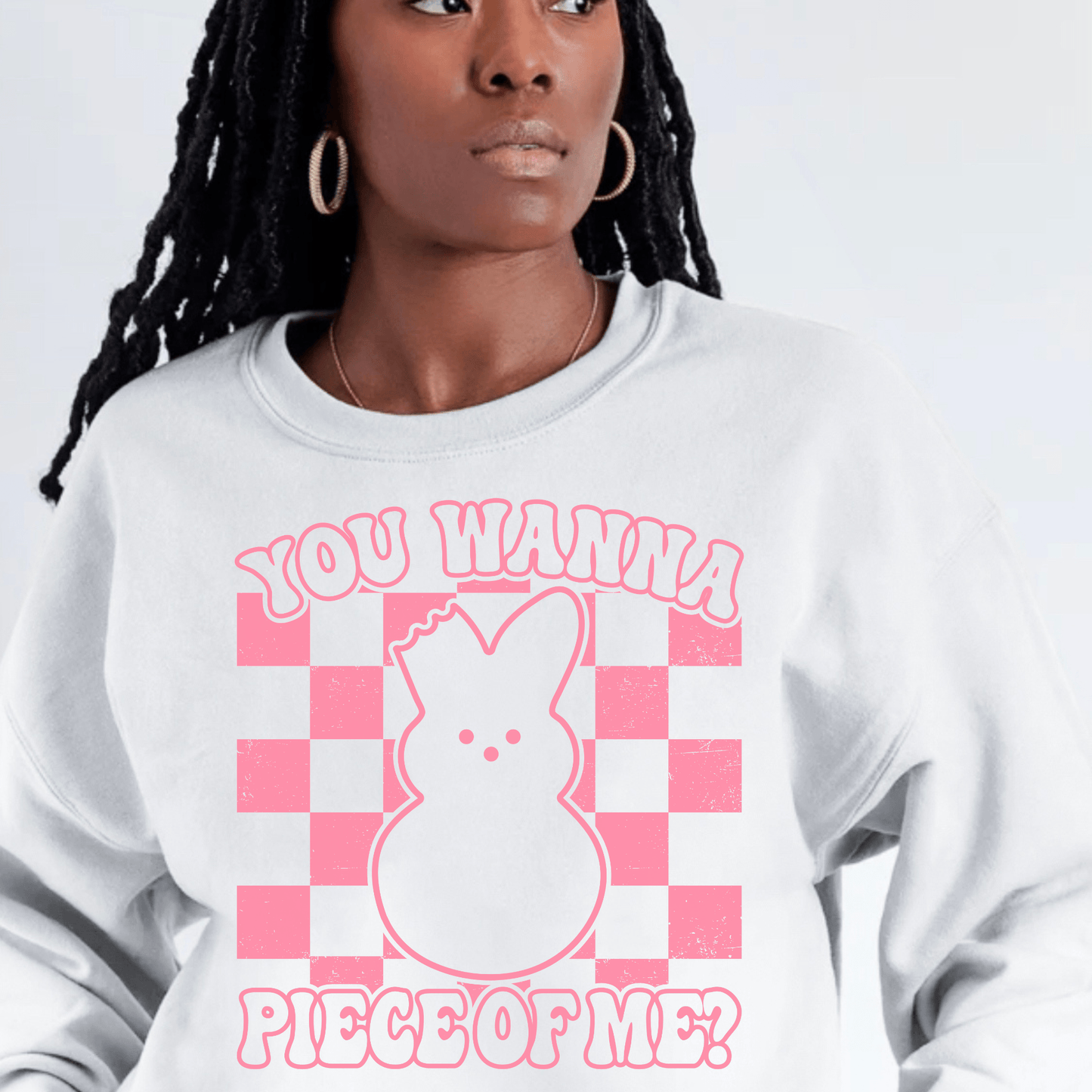 Easter Peeps, Adult Sweatshirt (PINK PEEPS) - Brand63