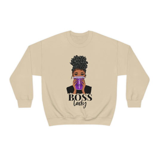 Bold and Empowering Boss Lady Sweatshirts for Black Women - Brand63