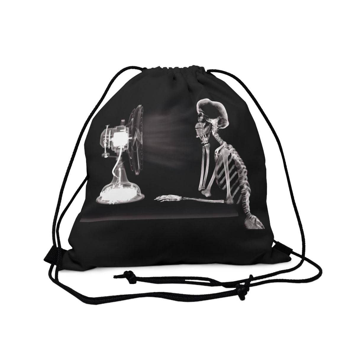 Skeleton Drawstring Bag, Spacious Bag, Practical Backpack, Soft Sturdy Drawstring Backpack, Fun Gift for Birthday Holidays or Back - Brand63