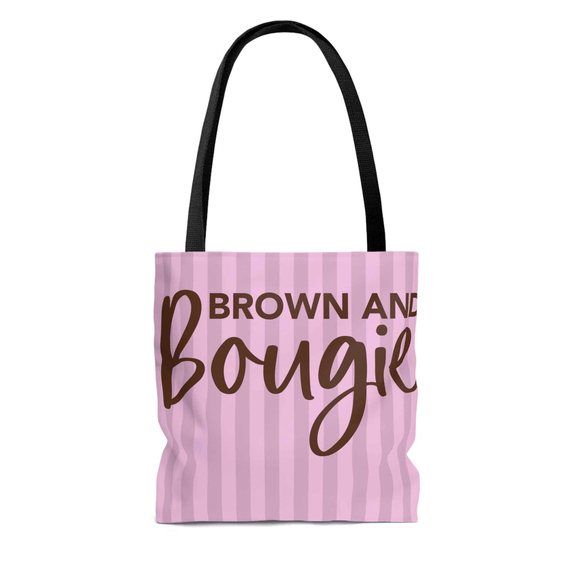 Brown & Bougie Black Pride Tote Bag | Purse (Striped) - Brand63