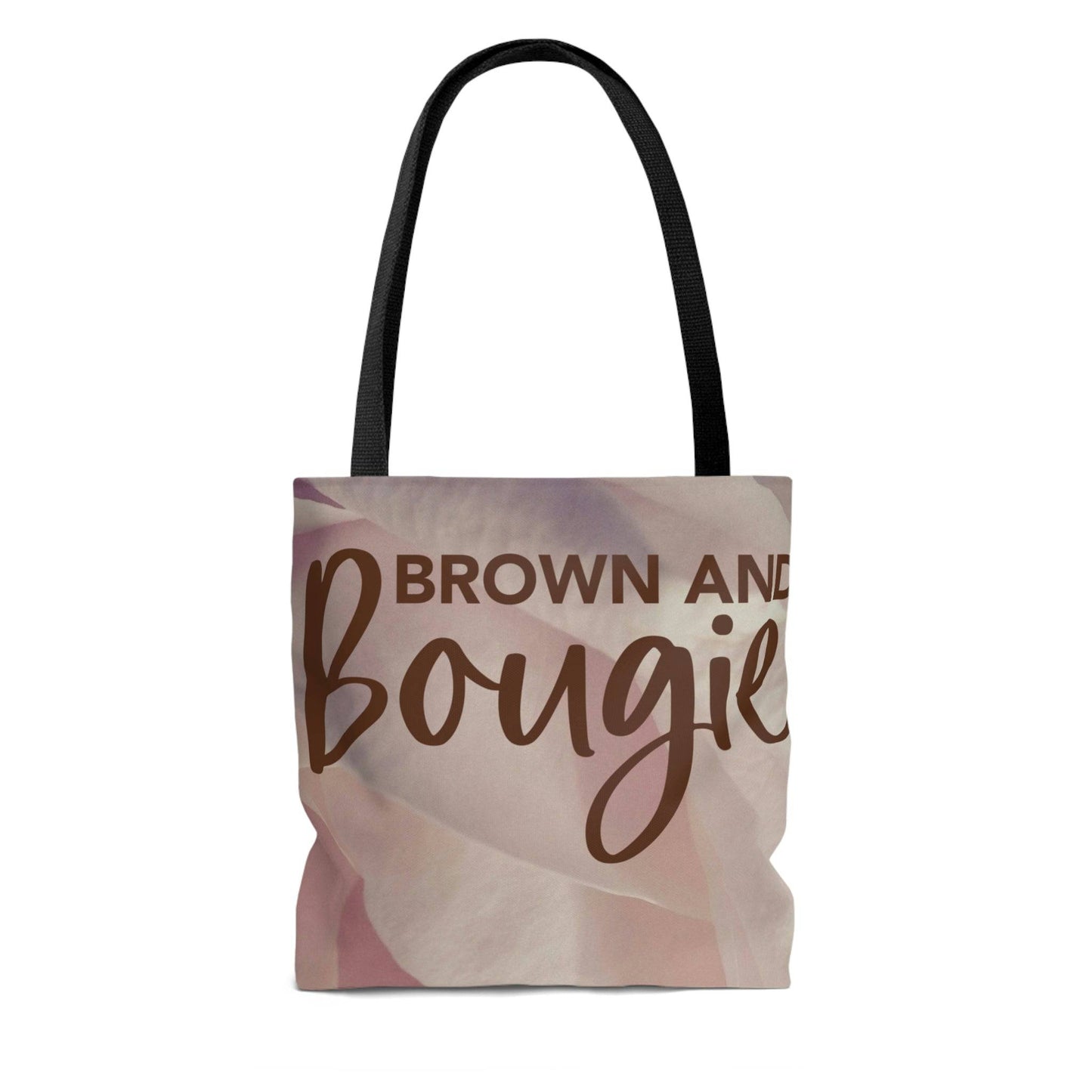 Brown & Bougie Black Pride Tote Bag | Purse (Pink Rose) - Brand63