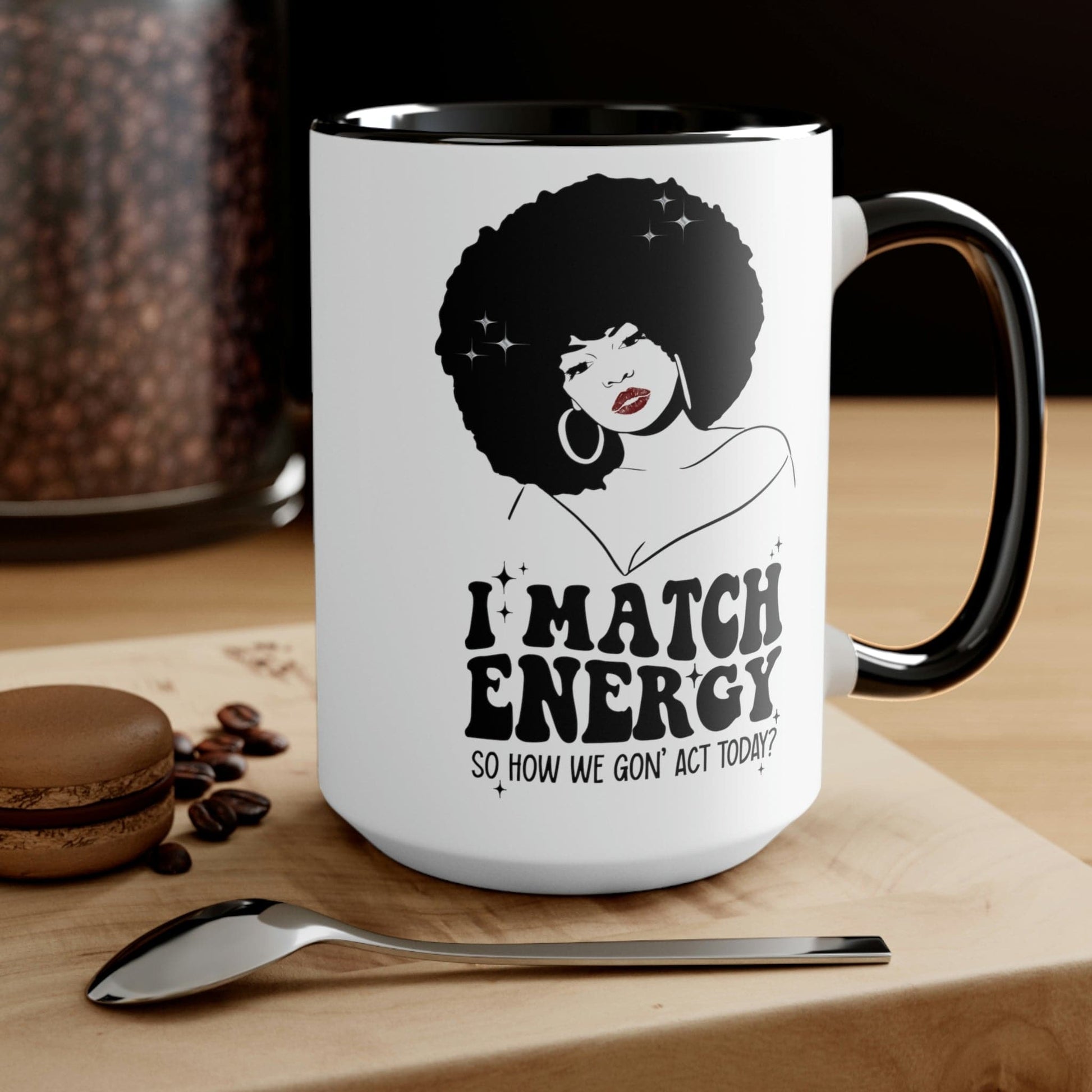 Celebrate Black History Month Mug , Black Pride and Daily Affirmations 15oz  Ceramic Coffee Mug  | Coffee Lovers | Tea Lover | Coffee Bar Decor - Brand63