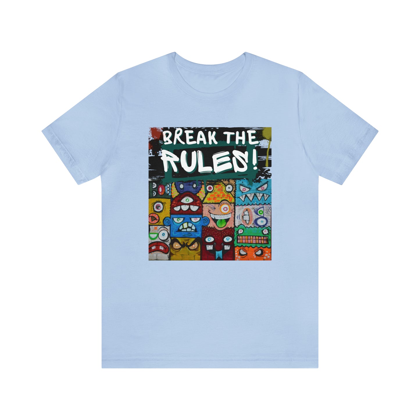 Break The Rules! -  Jersey T-Shirt - Brand63