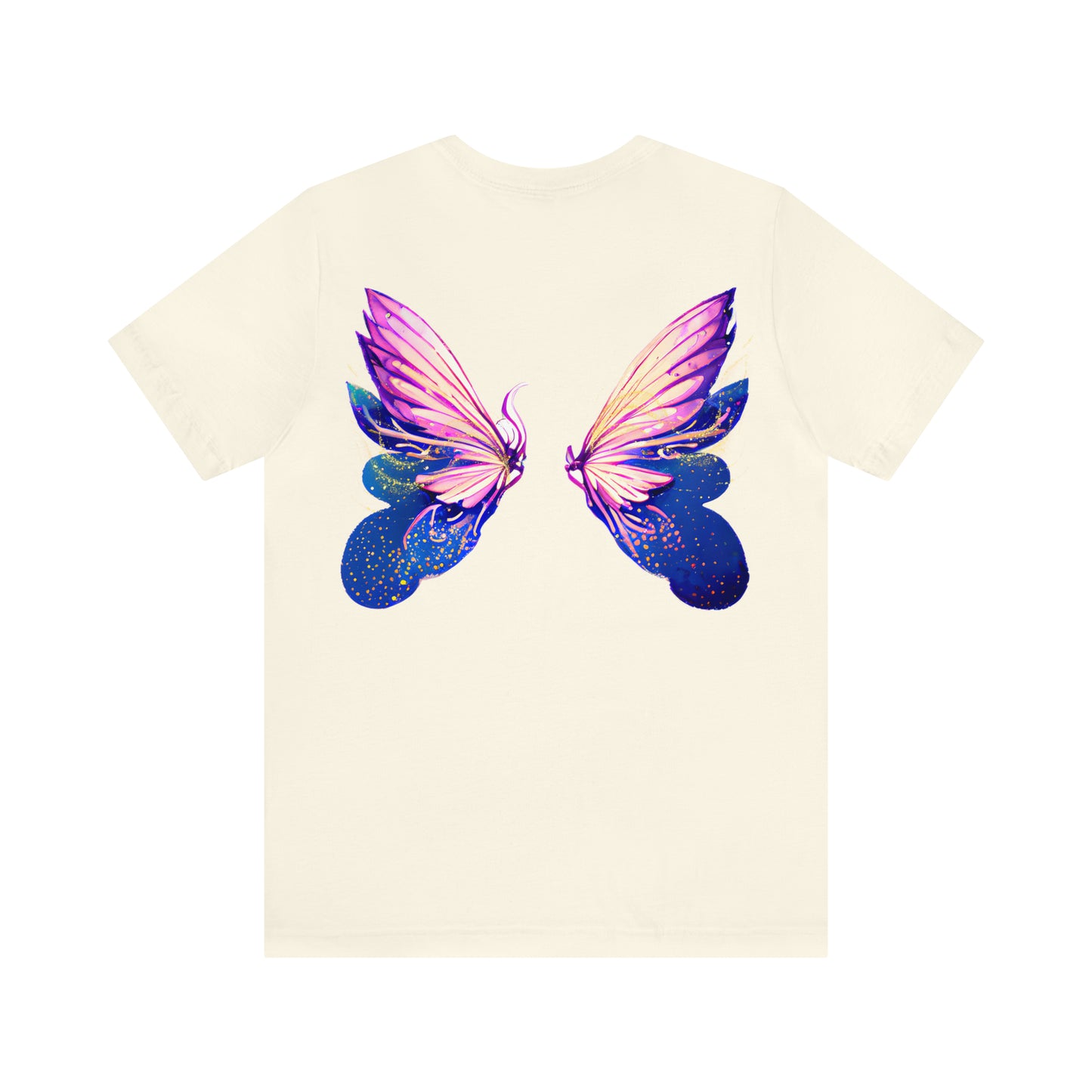 Beautiful Together Butterfly! -  Jersey T-Shirt | Front and Back Printed Tee - Brand63