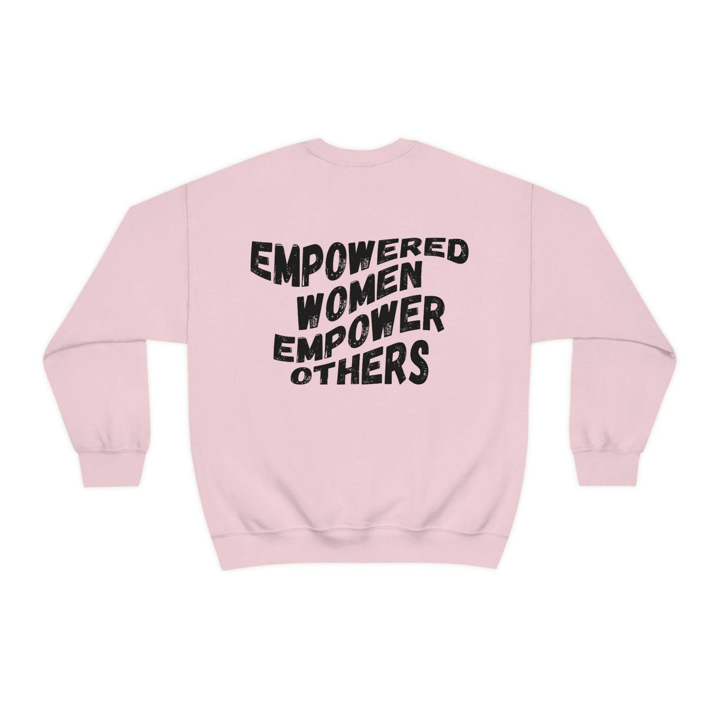 "Manifesting Blessings" Sweatshirt - Empowerment for Women's History Month | Front & Back Designs - Brand63