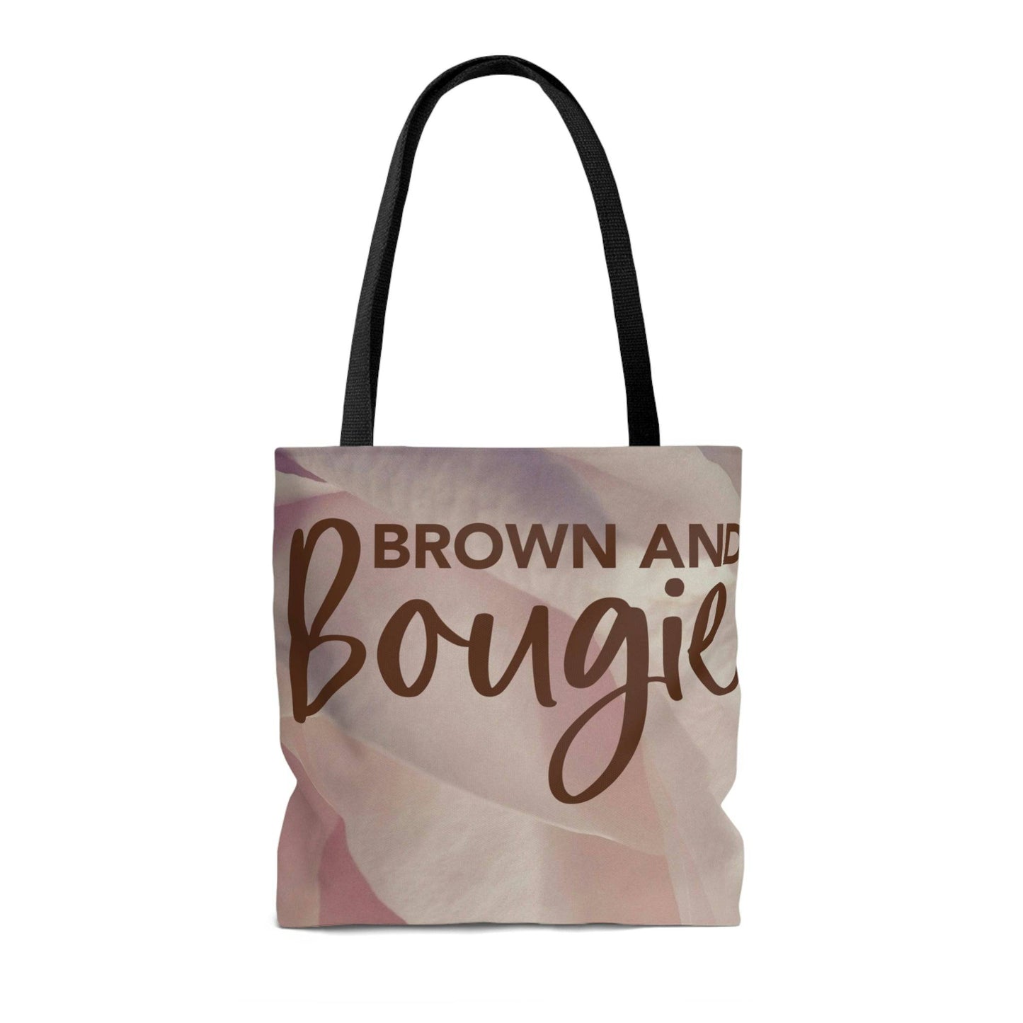 Brown & Bougie Black Pride Tote Bag | Purse (Pink Rose) - Brand63