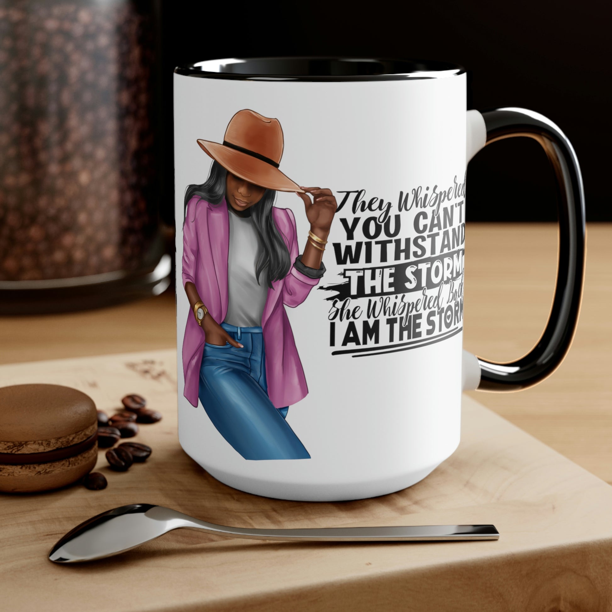 Celebrate Black History Month Mug , Black Pride and Daily Affirmations 15oz  Ceramic Coffee Mug  | Coffee Lovers | Tea Lover | Coffee Bar Decor - Brand63