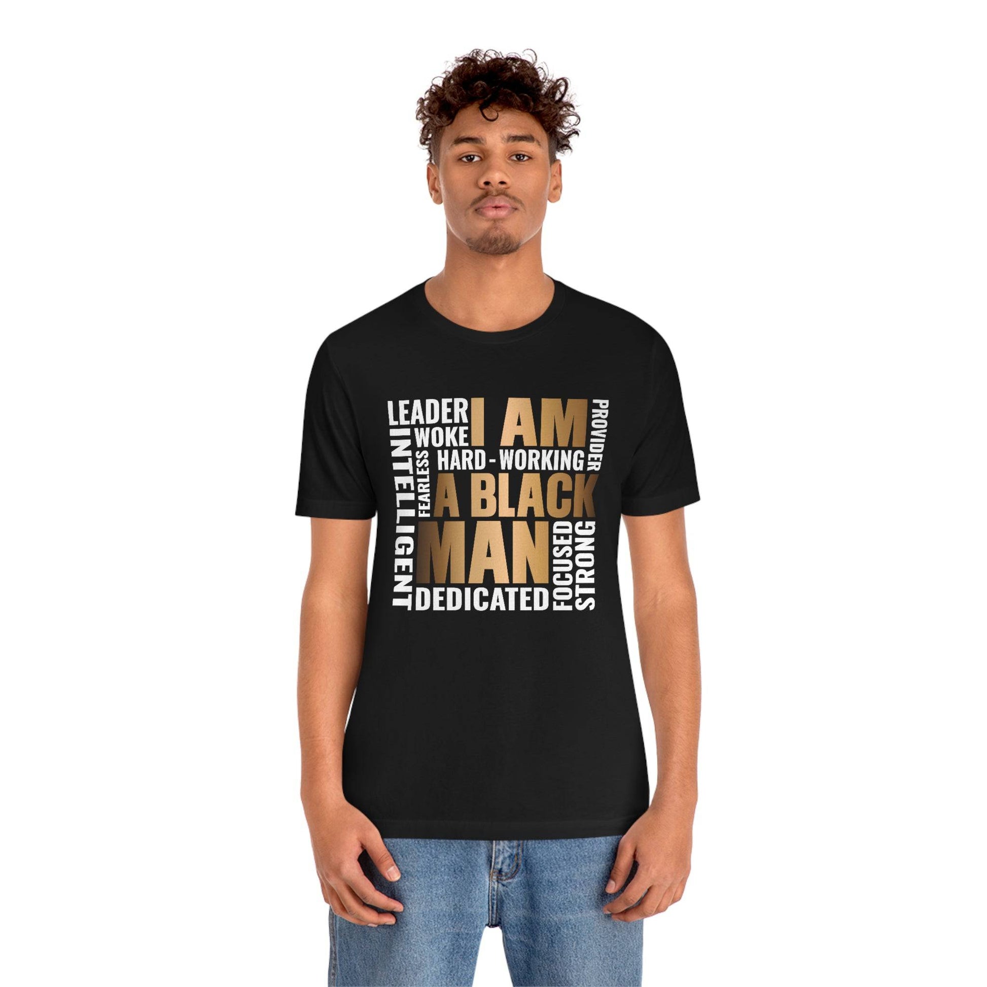 I'm A Black Man Tshirt Jersey Short Sleeve Tee - Brand63