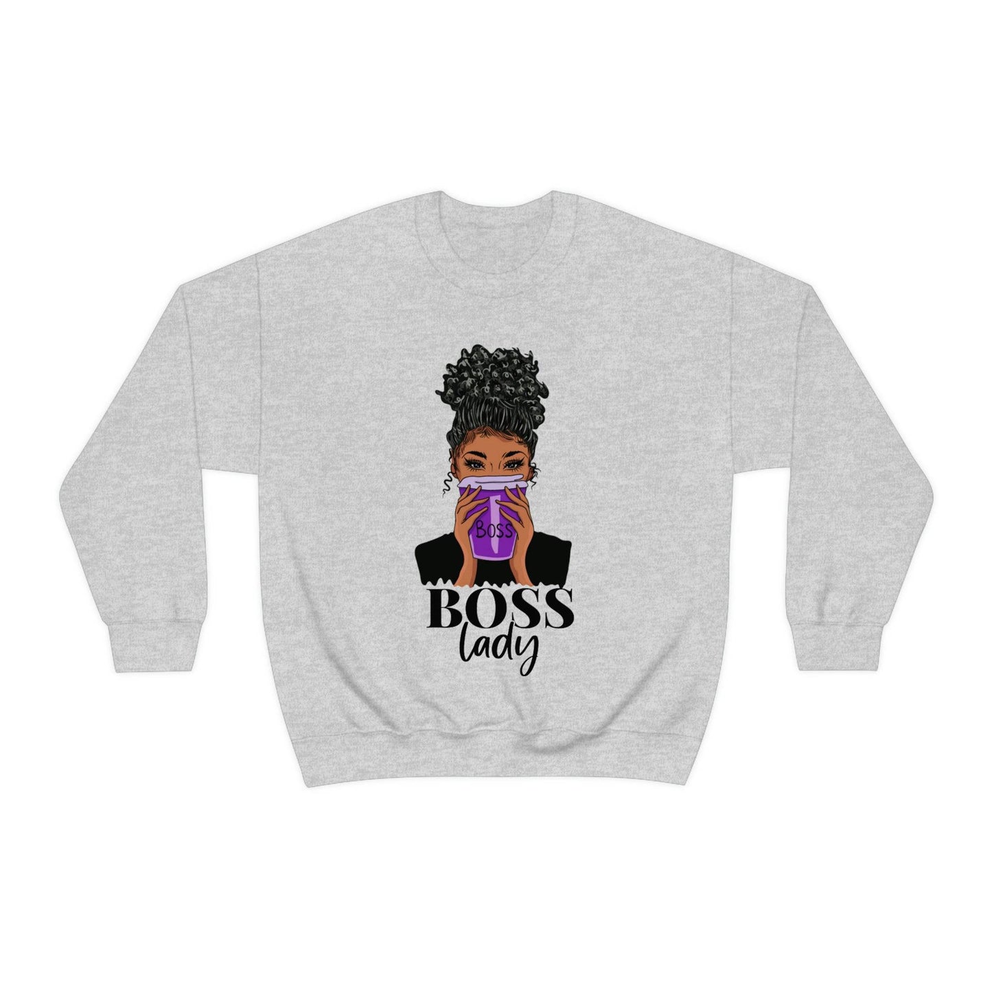 Bold and Empowering Boss Lady Sweatshirts for Black Women - Brand63