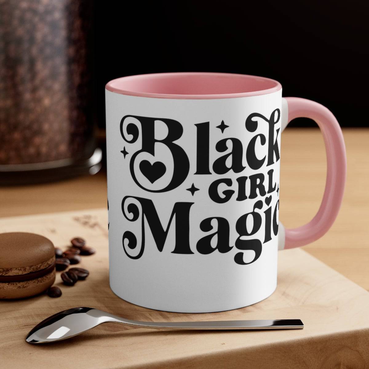 Black Girl Magic  Mug, coffee, coffee lover, drinking cup,  Gift, Birthday Gift, African American Girl - Brand63