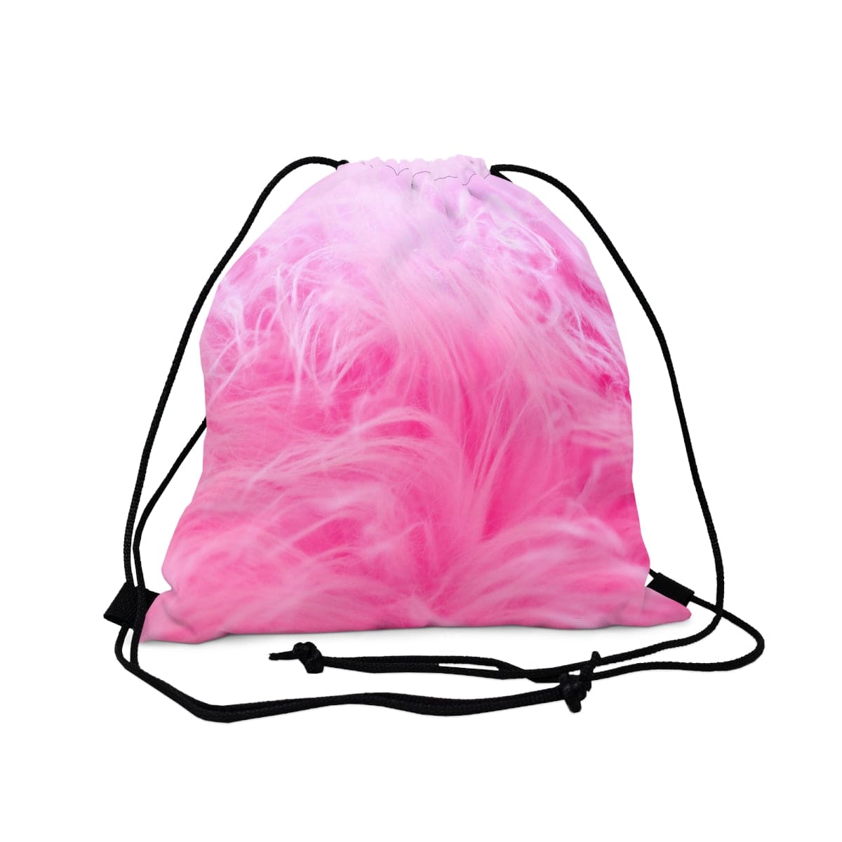 Pinky Feathers Drawstring Bag, Spacious Bag, Practical Backpack, Soft Sturdy Drawstring Backpack, Fun Gift for Birthday Holidays or Back T - Brand63