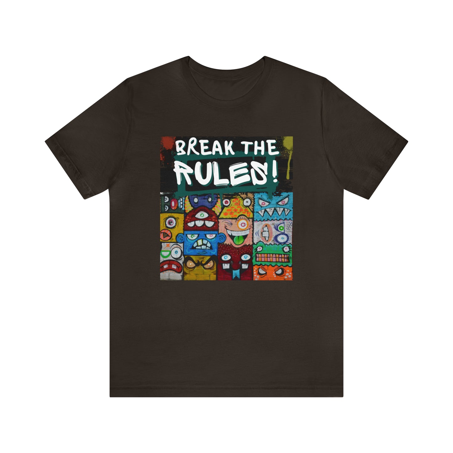 Break The Rules! -  Jersey T-Shirt - Brand63