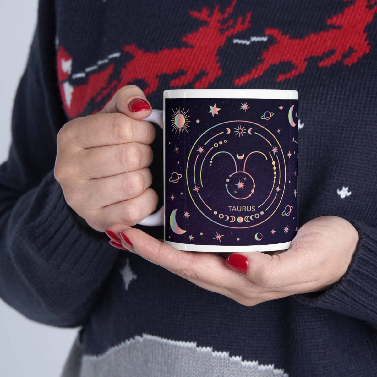 Taurus Zodiac Mug, Zodiac Coffee Mug Taurus Mug, Witchy Taurus Mug, Taurus Birthday Gift, Taurus Zodiac Mug, Christmas Zodiac Gift - Brand63