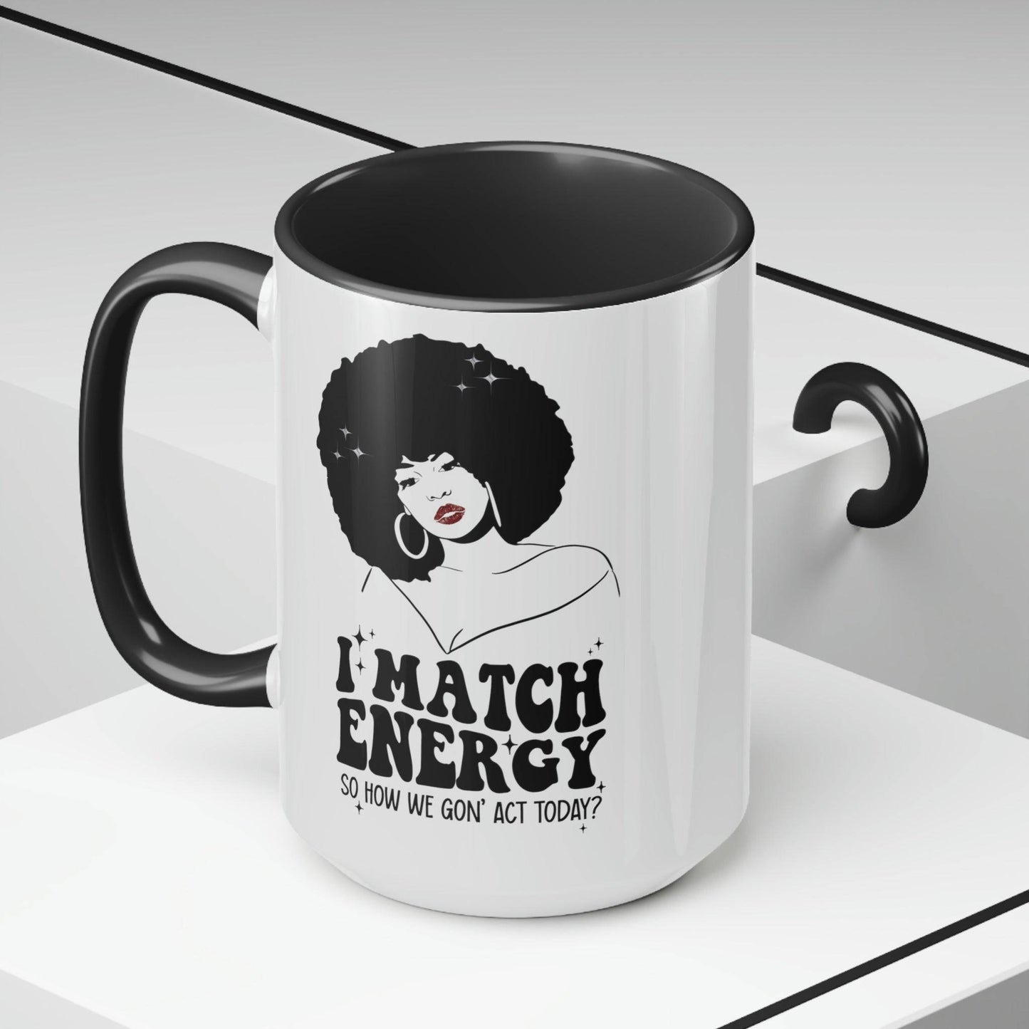 Celebrate Black History Month Mug , Black Pride and Daily Affirmations 15oz  Ceramic Coffee Mug  | Coffee Lovers | Tea Lover | Coffee Bar Decor - Brand63