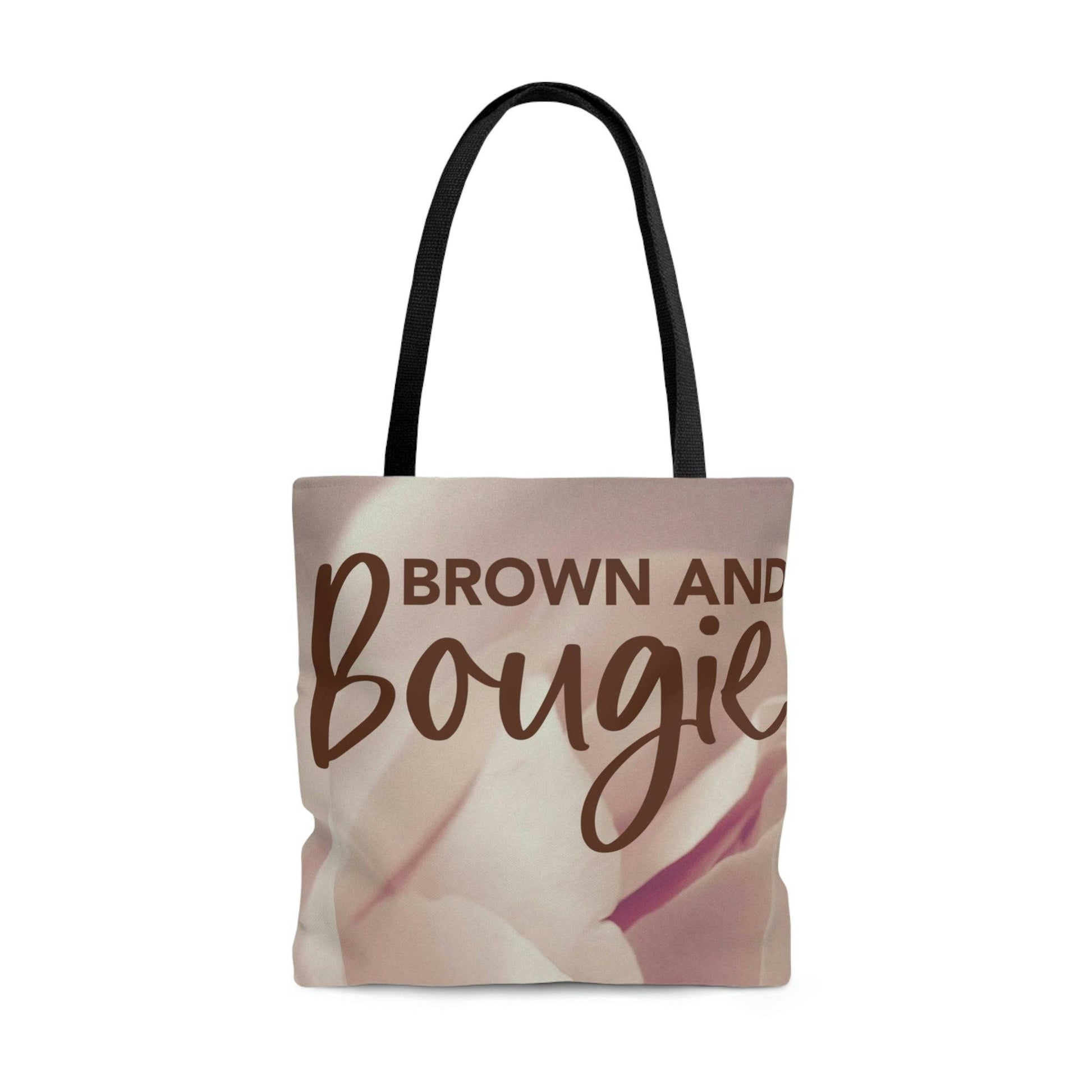 Brown & Bougie Black Pride Tote Bag | Purse (Pink Rose) - Brand63