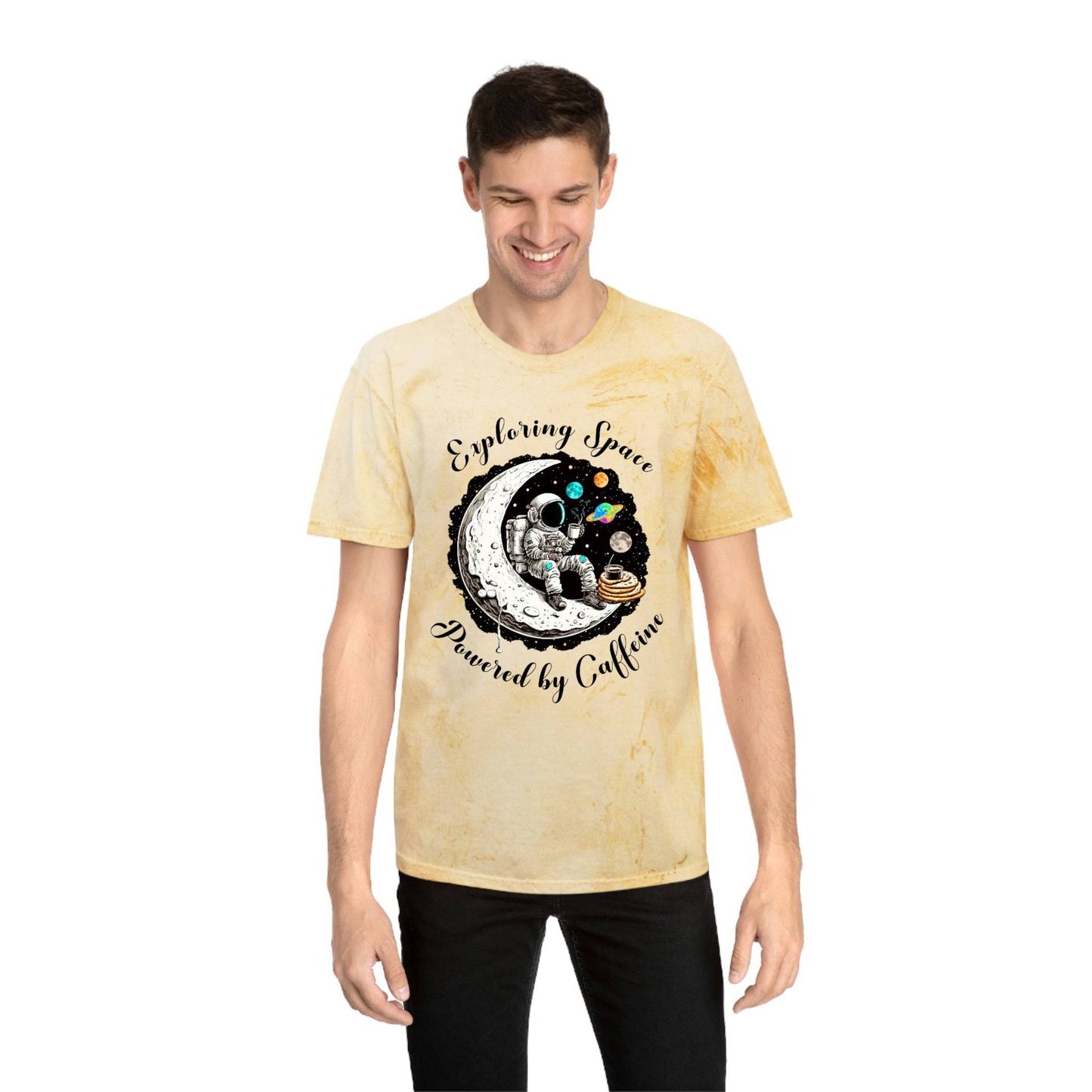 Caffeinated-Earth Color Blast T-Shirt | Comfort Colors - Brand63