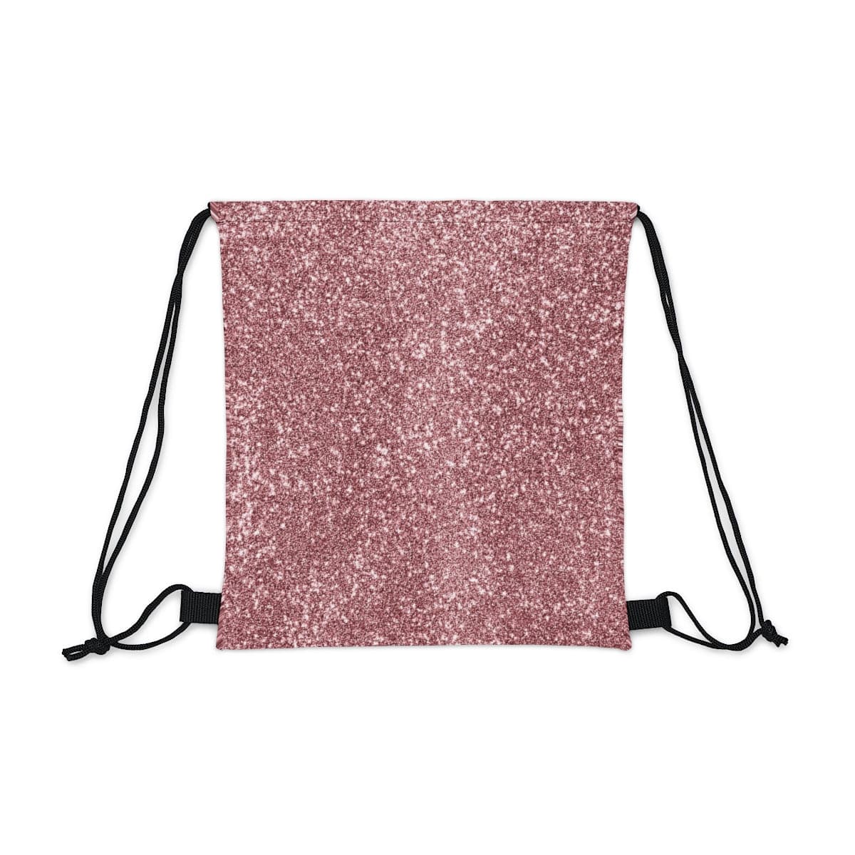 Pink Glitter Diamonds Drawstring Bag, Spacious Backpack, Soft Sturdy Drawstring Backpack, Fun Gift for Birthday Holidays or Back To School - Brand63