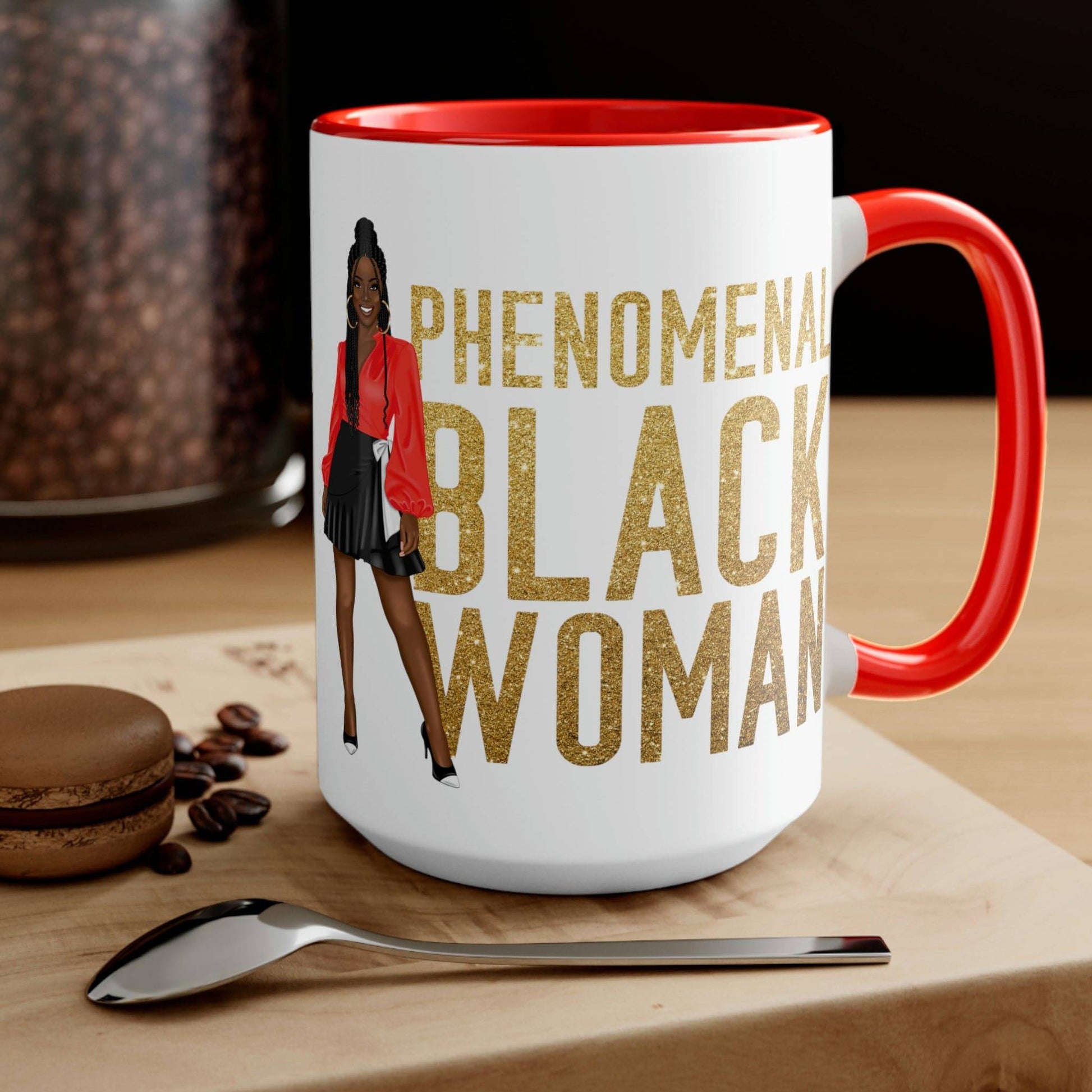 Celebrate Black History Month Mug , Black Pride and Daily Affirmations 15oz  Ceramic Coffee Mug  | Coffee Lovers | Tea Lover | Coffee Bar Decor - Brand63