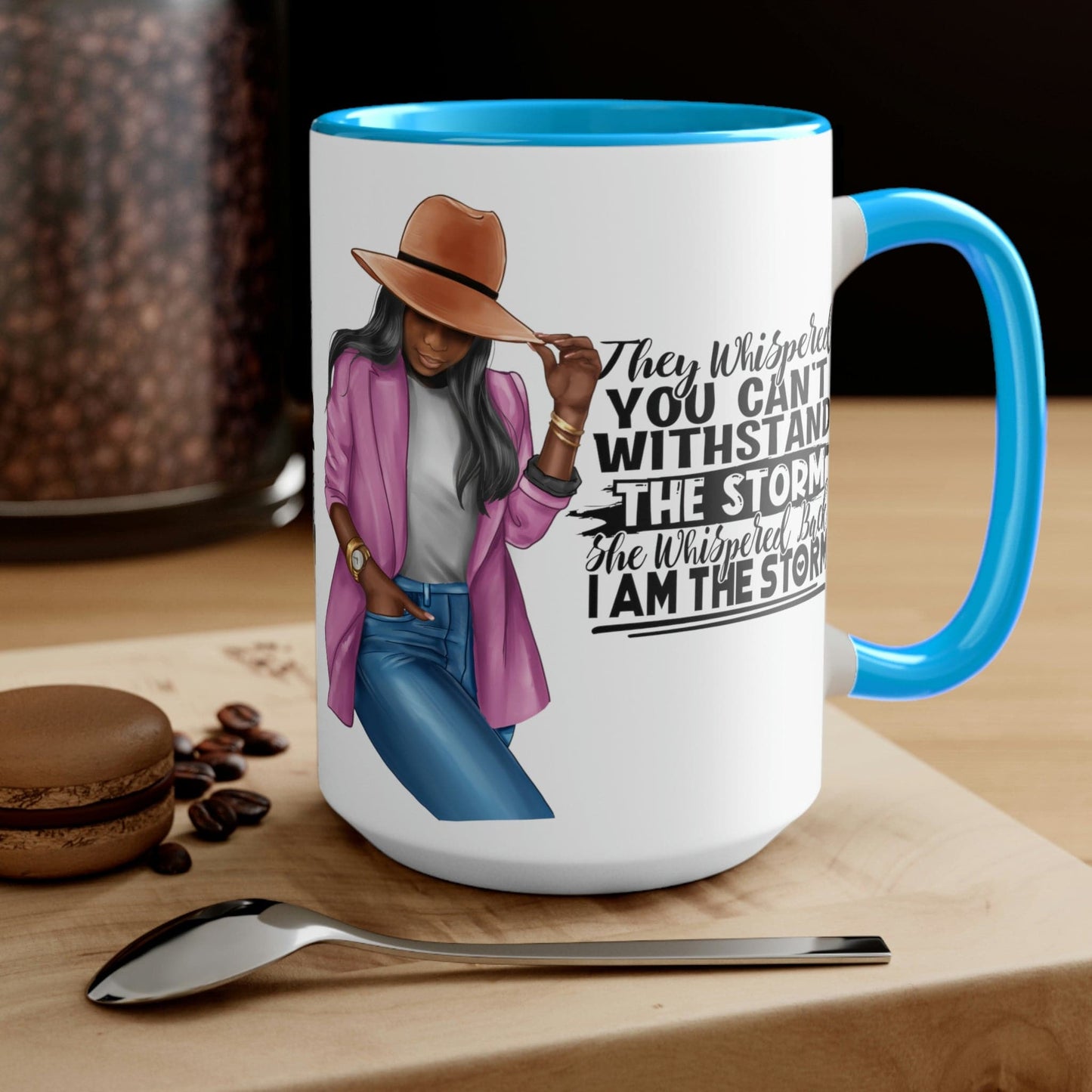 Celebrate Black History Month Mug , Black Pride and Daily Affirmations 15oz  Ceramic Coffee Mug  | Coffee Lovers | Tea Lover | Coffee Bar Decor - Brand63