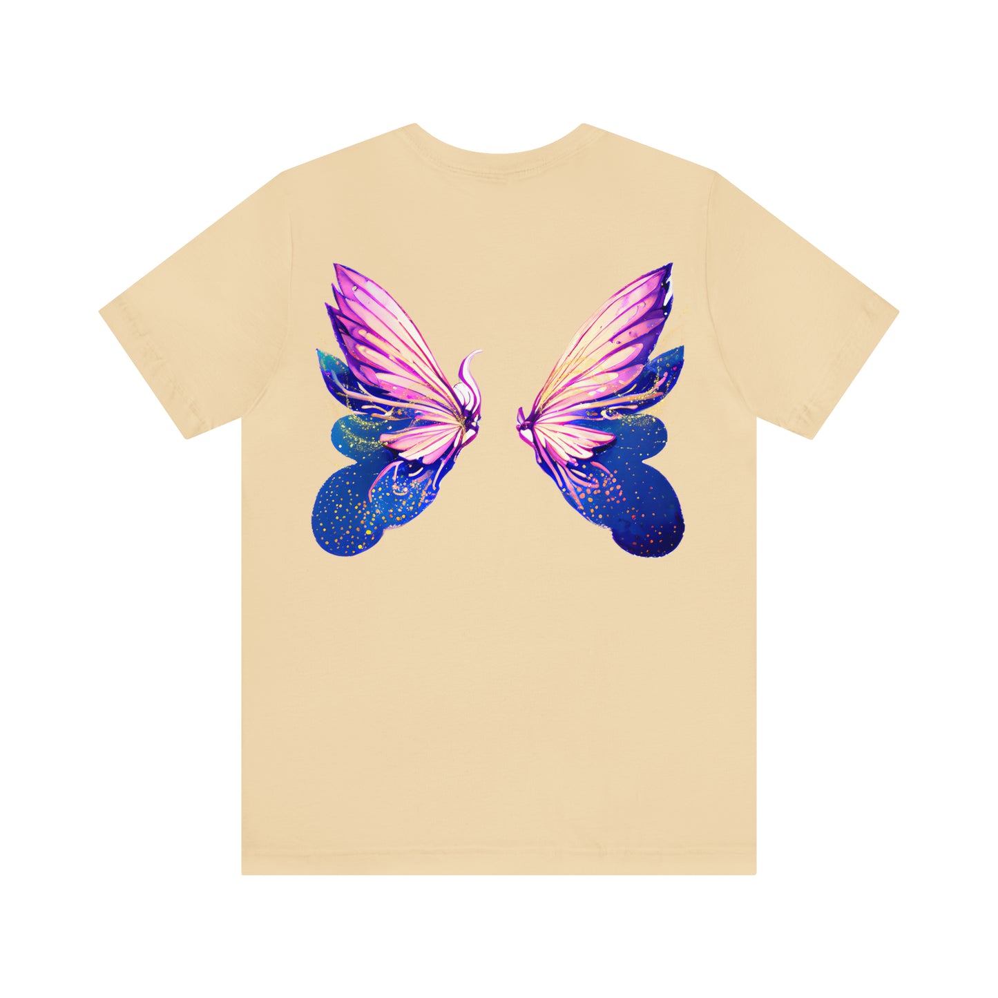 Beautiful Together Butterfly! -  Jersey T-Shirt | Front and Back Printed Tee - Brand63