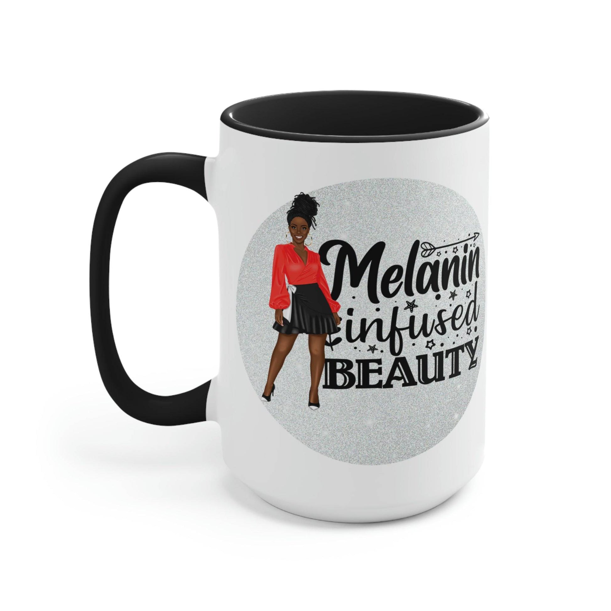 Celebrate Black History Month Mug , Black Pride and Daily Affirmations 15oz  Ceramic Coffee Mug  | Coffee Lovers | Tea Lover | Coffee Bar Decor - Brand63