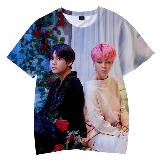 BTS All Over Realistic 3D Photo T-Shirt - Brand63